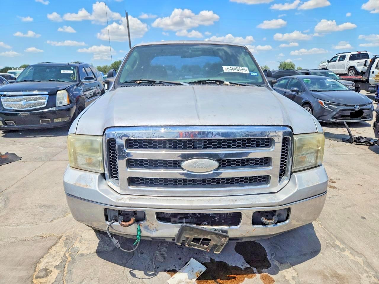 2005 Ford F250 Super Duty Silver vin: 1FTSW20P15ED09762