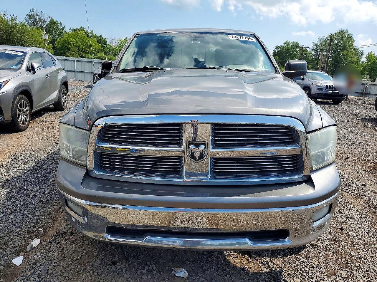 2012 Dodge Ram 1500 Slt Gray vin: 1C6RD7GT7CS195051