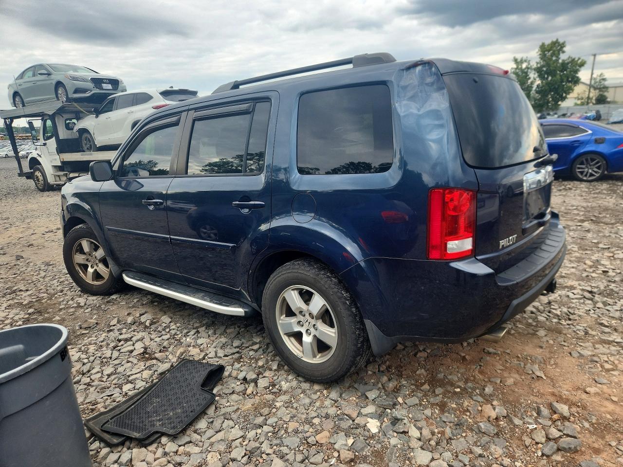 2010 Honda Pilot Exl Blue vin: 5FNYF4H61AB021170