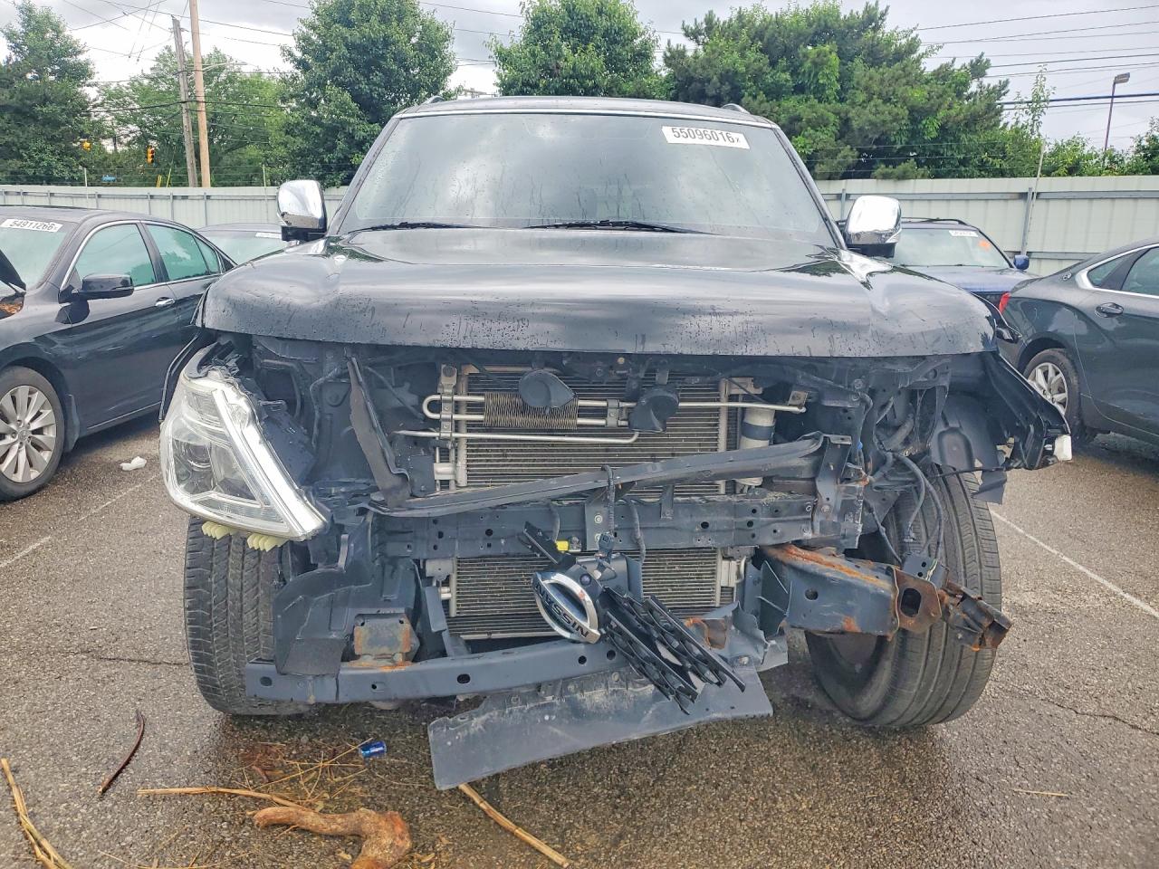 2019 Nissan Armada Sl Black vin: JN8AY2NDXK9093097