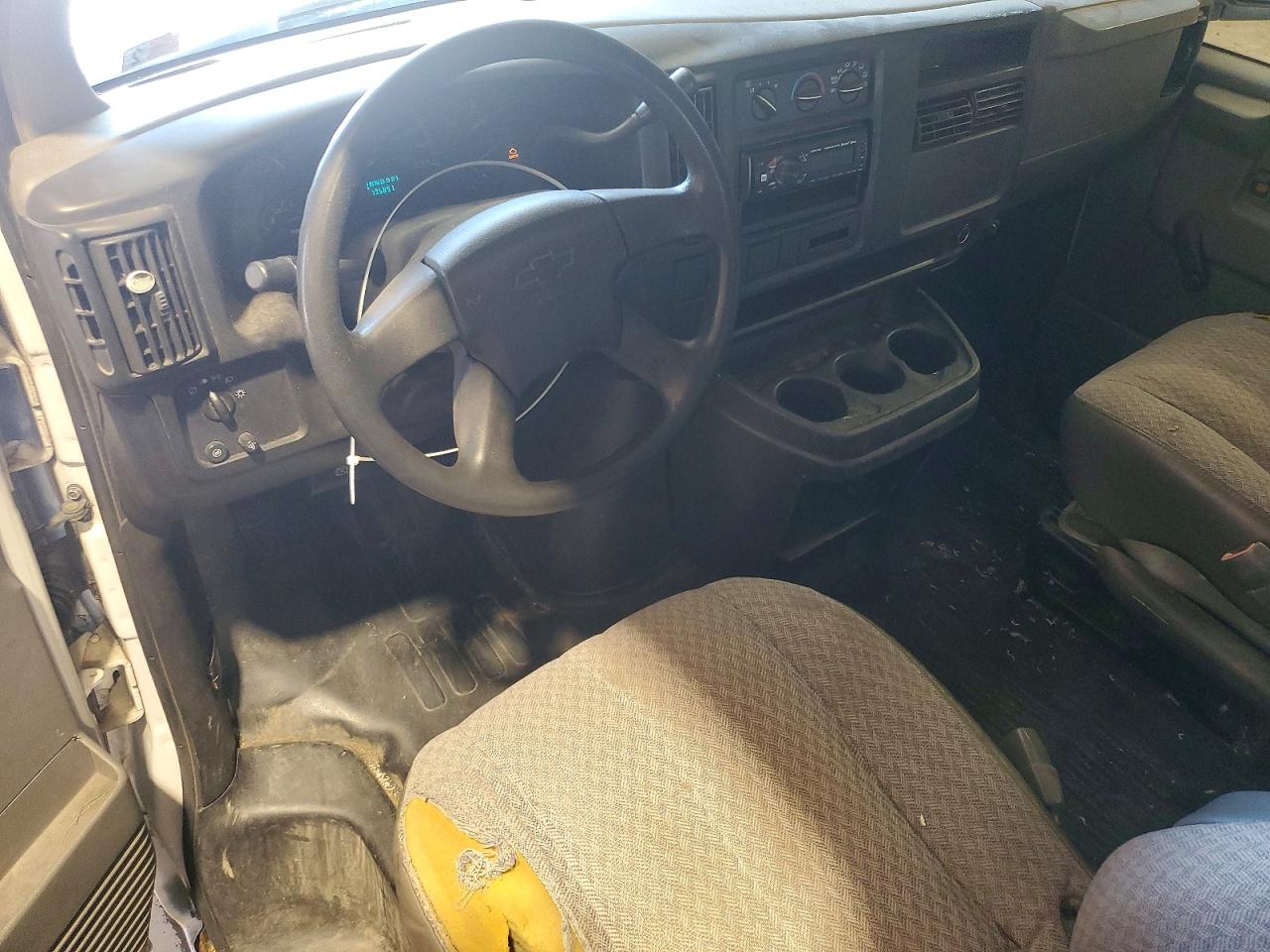 2006 Chevrolet Express G1500 White vin: 1GCFG15X661156824