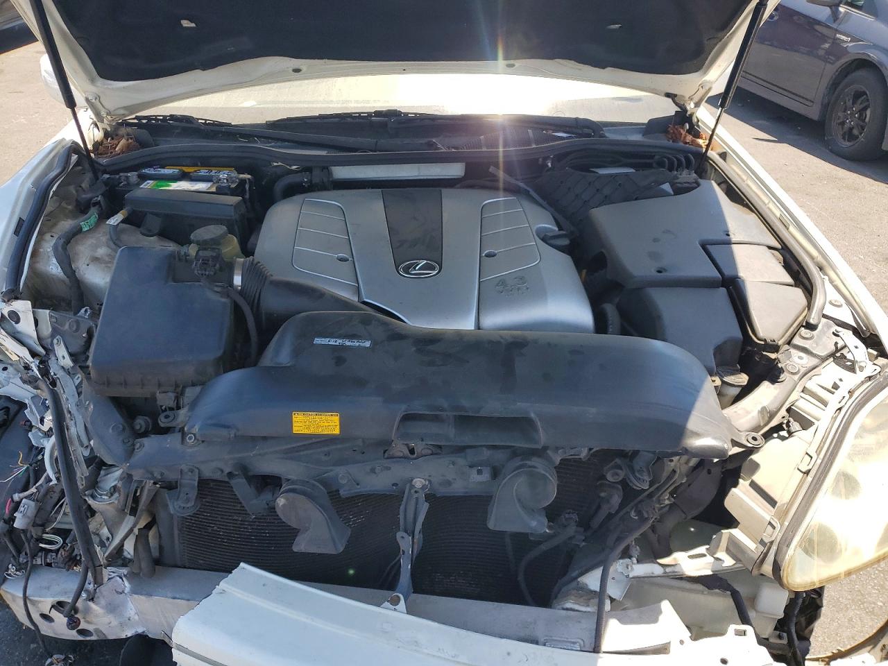 2006 Lexus Ls 430 White vin: JTHBN36F565038907