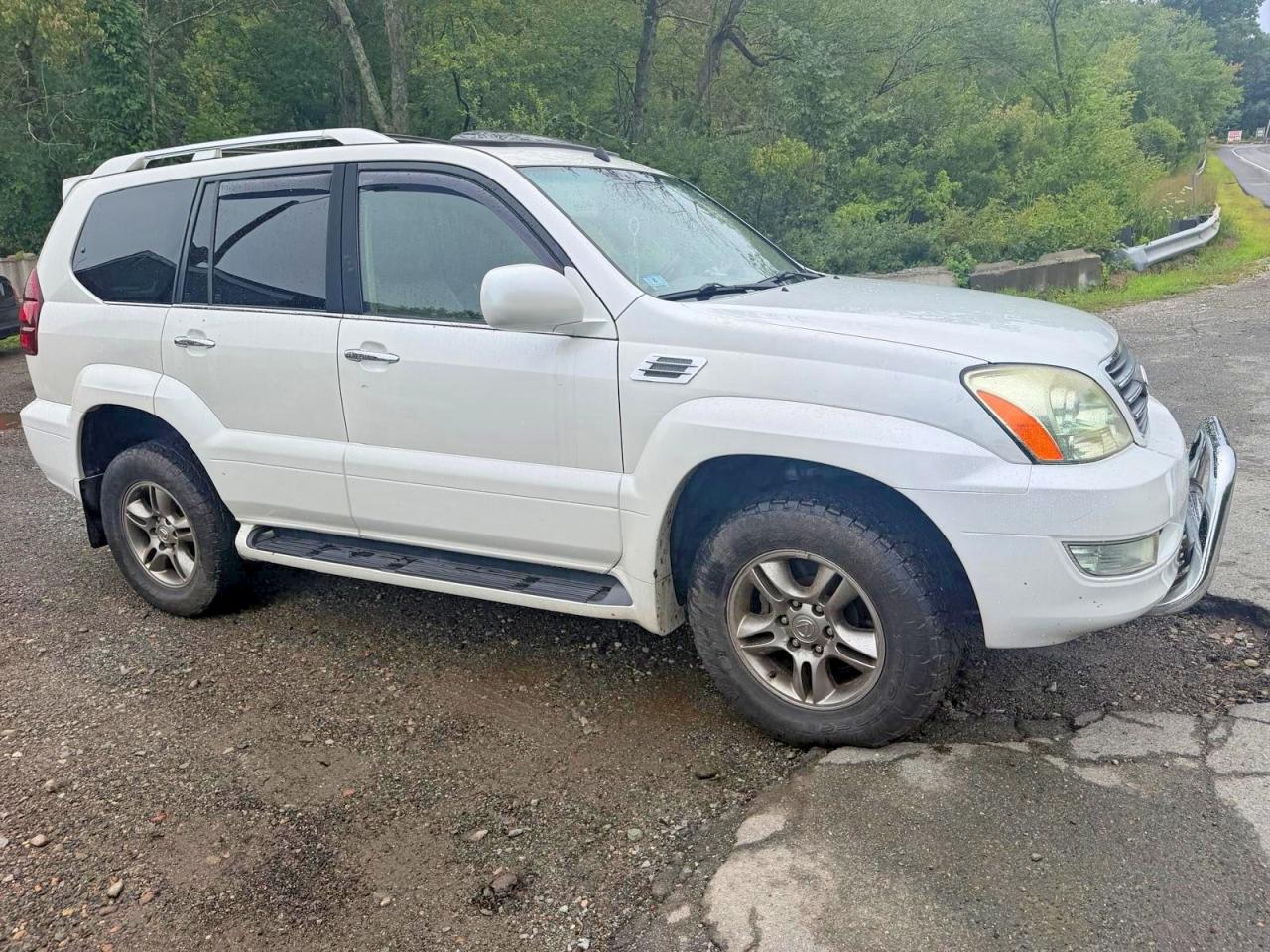 2009 Lexus Gx 470 White vin: JTJBT20X490178397