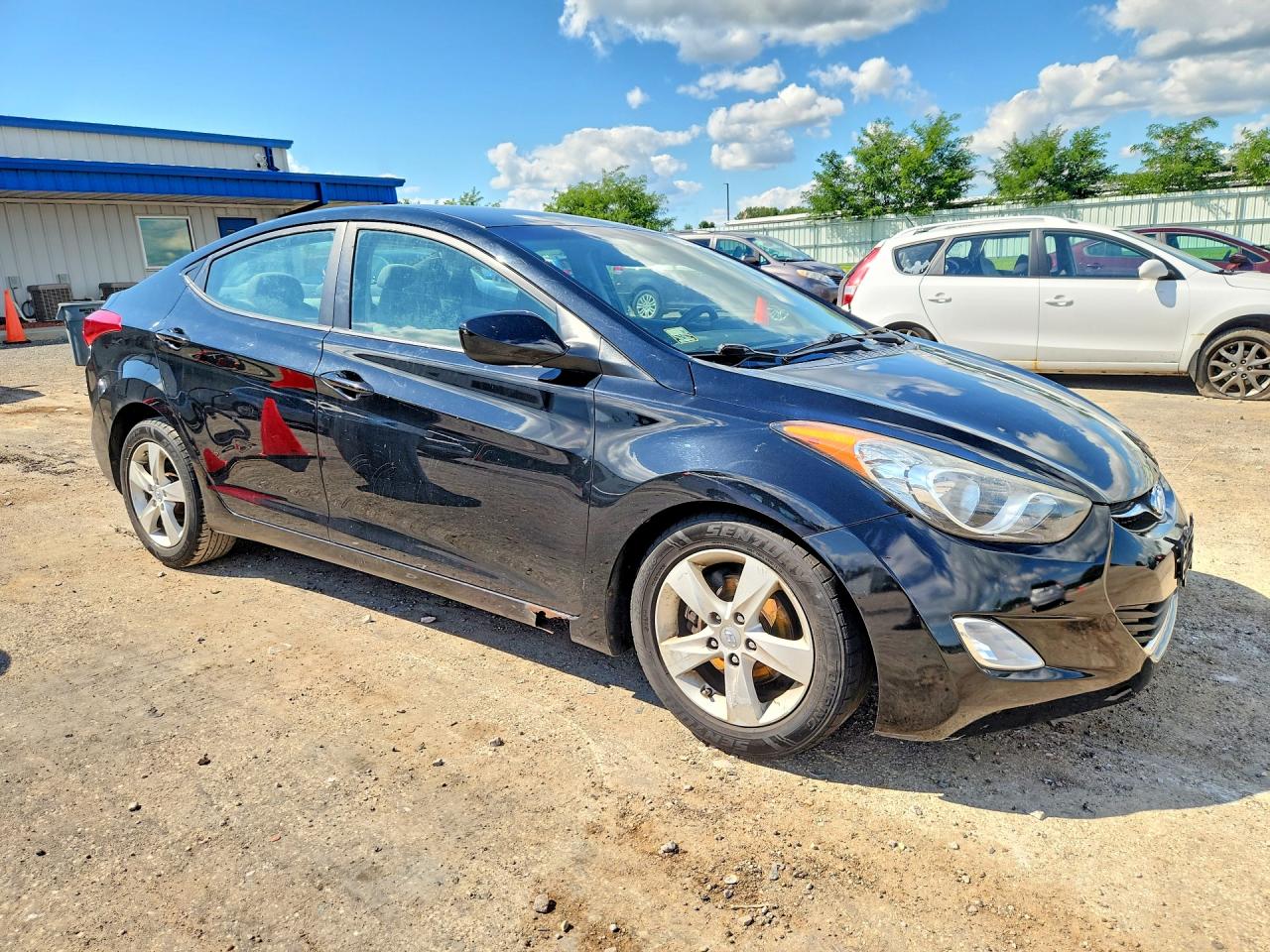 2012 Hyundai Elantra Gls Черный vin: 5NPDH4AE7CH150223