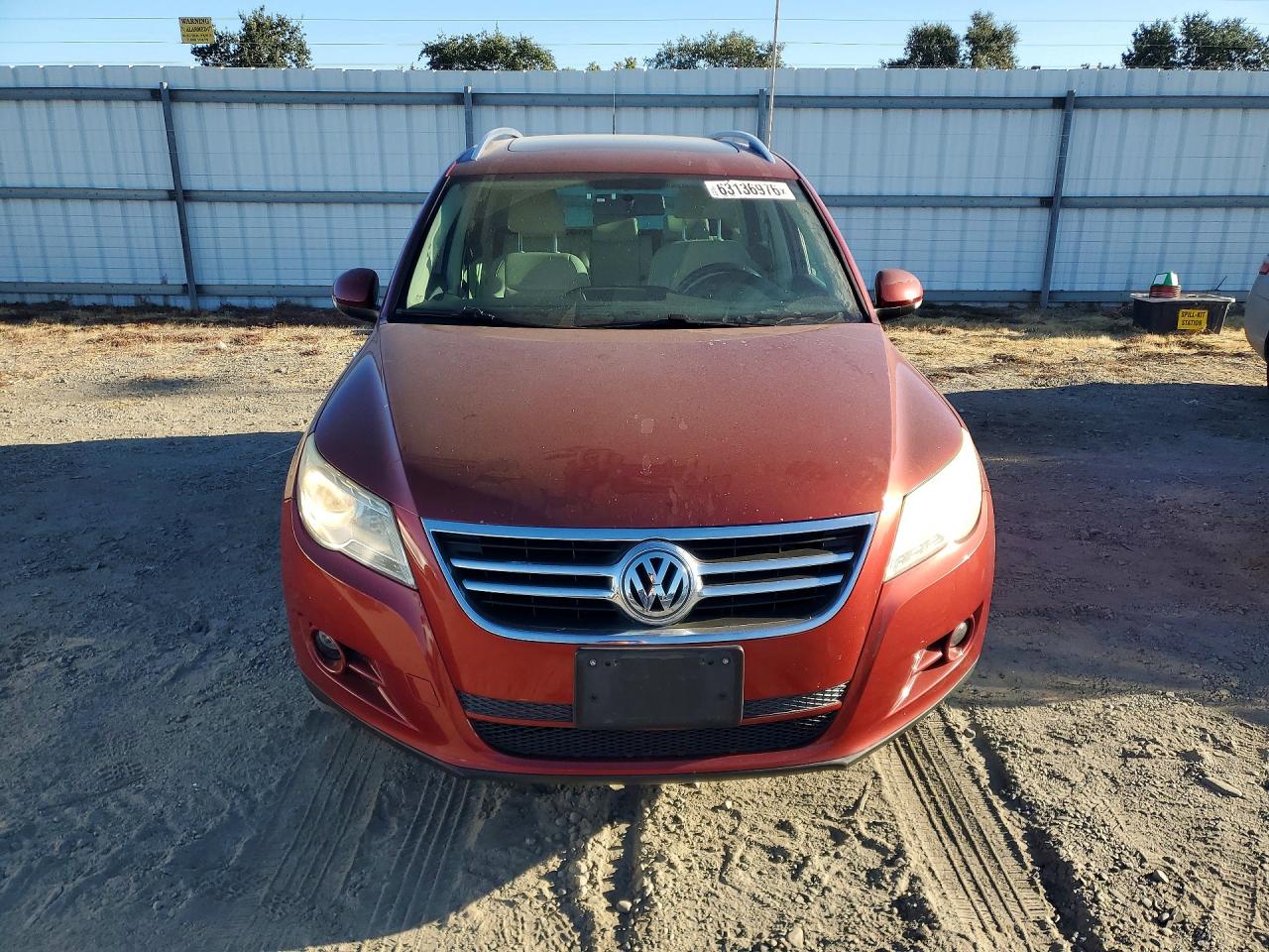 2010 Volkswagen Tiguan S Red vin: WVGAV7AX4AW002306