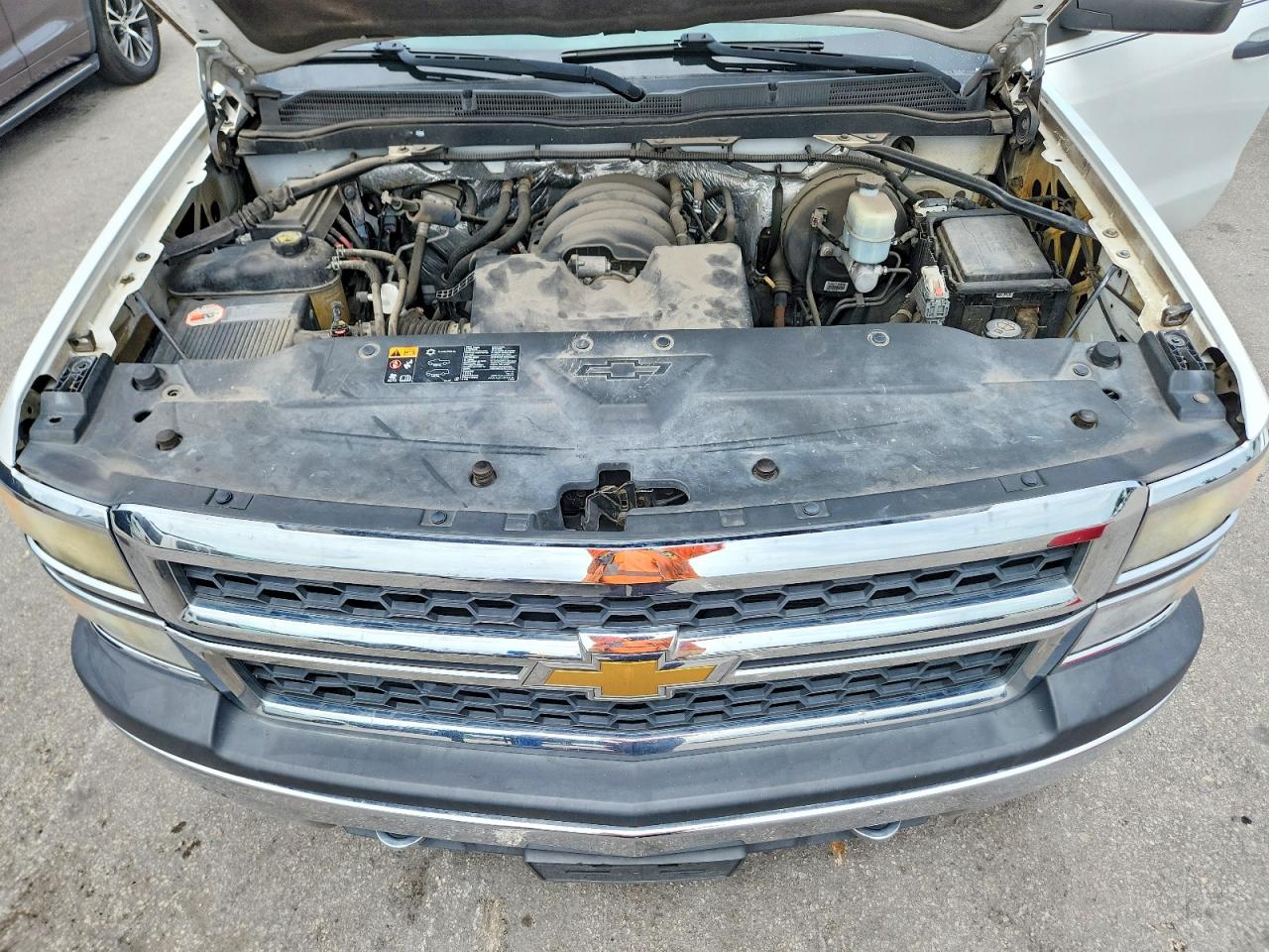 2014 Chevrolet Silverado C1500 White vin: 1GCRCPEH3EZ222945