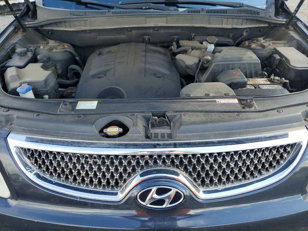 2008 Hyundai Veracruz Gls Black vin: KM8NU73CX8U073868