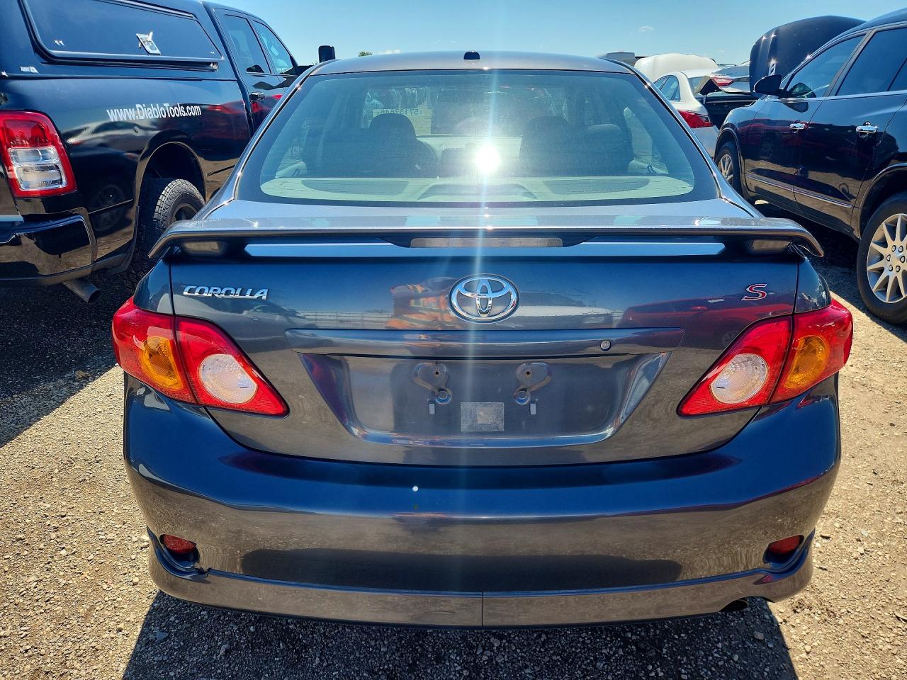 2009 Toyota Corolla S Серый vin: 1NXBU40E19Z080099