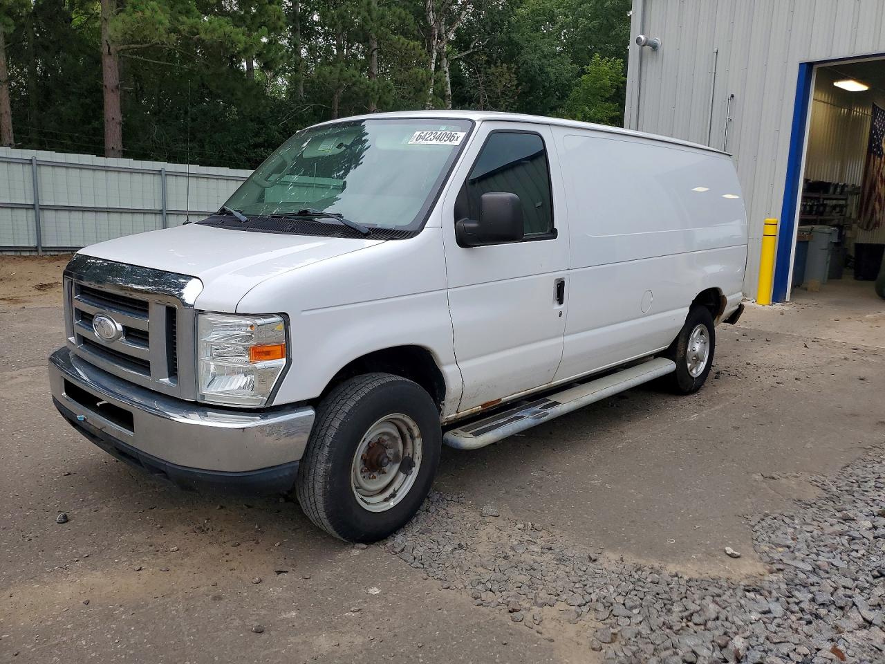 2014 Ford Econoline E250 Van White vin: 1FTNE2EW7EDA53701