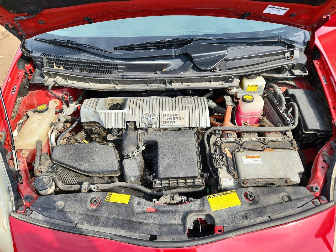 2010 Toyota Prius Ii Red vin: JTDKN3DU9A0209702