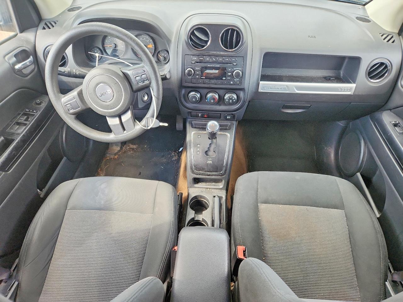 2015 Jeep Compass Sport Gray vin: 1C4NJCBB5FD302842