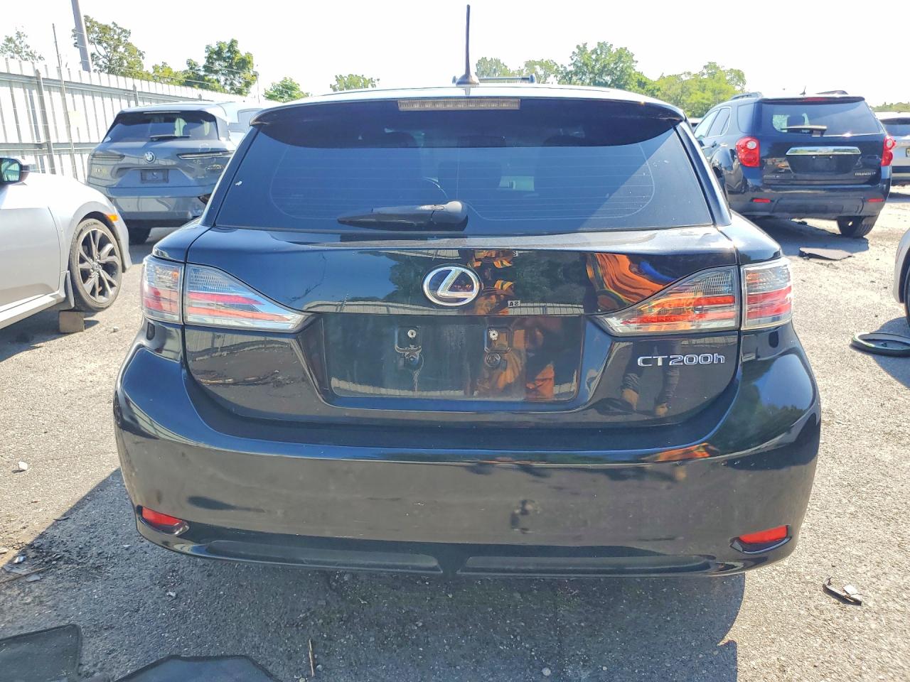 2012 Lexus Ct 200 Black vin: JTHKD5BHXC2067032