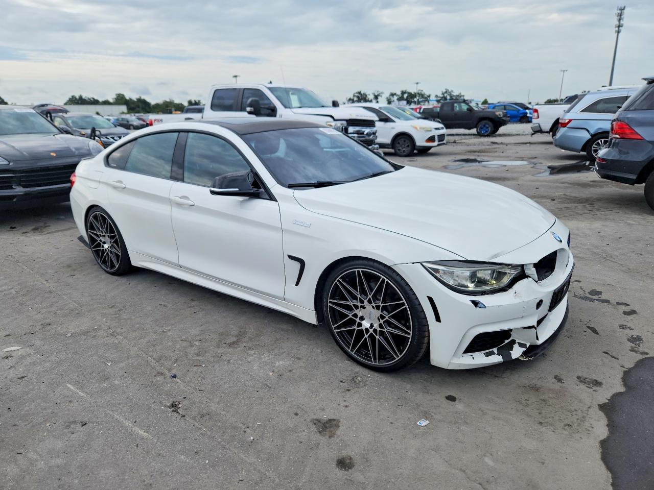 2015 Bmw 428 Xi Gran Coupe White vin: WBA4A7C51FD415339