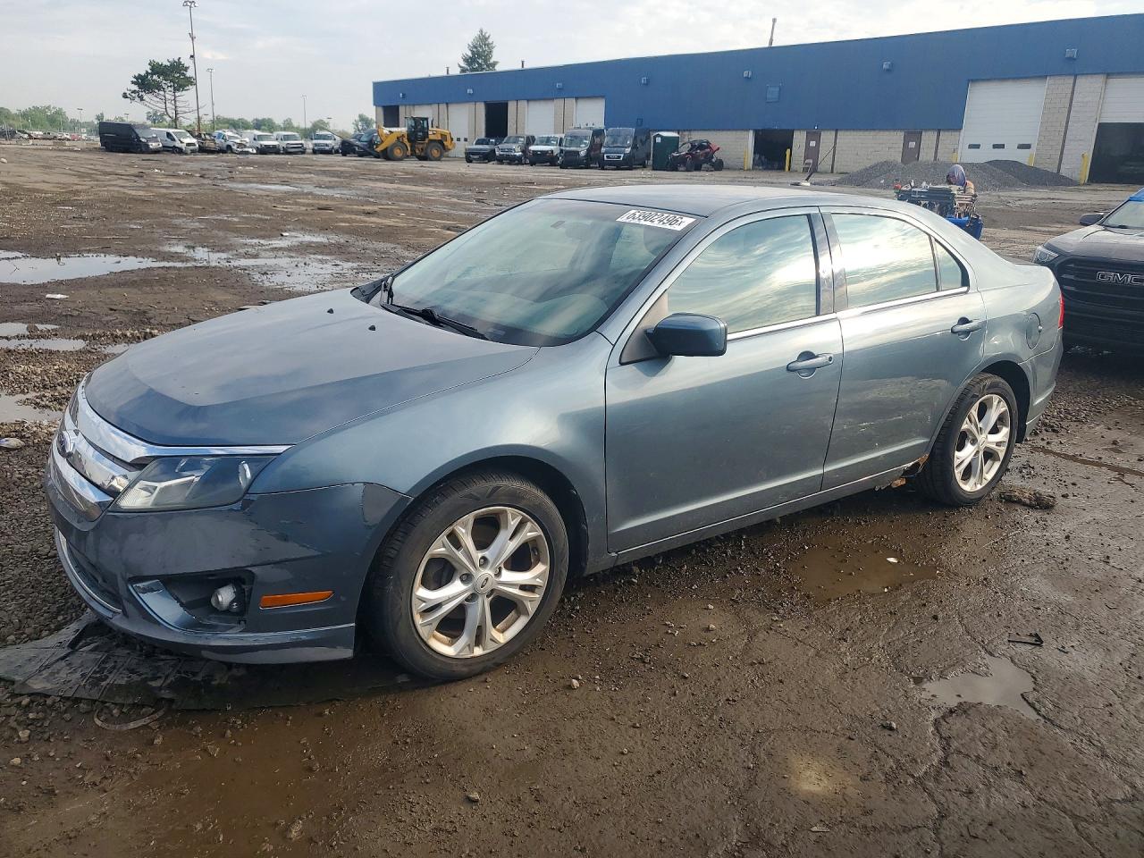 2012 Ford Fusion Se Blue vin: 3FAHP0HG8CR224093
