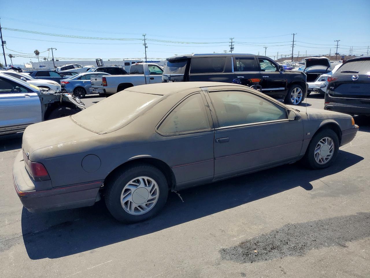 1991 Ford Thunderbird Серый vin: 1FAPP60T3MH177274