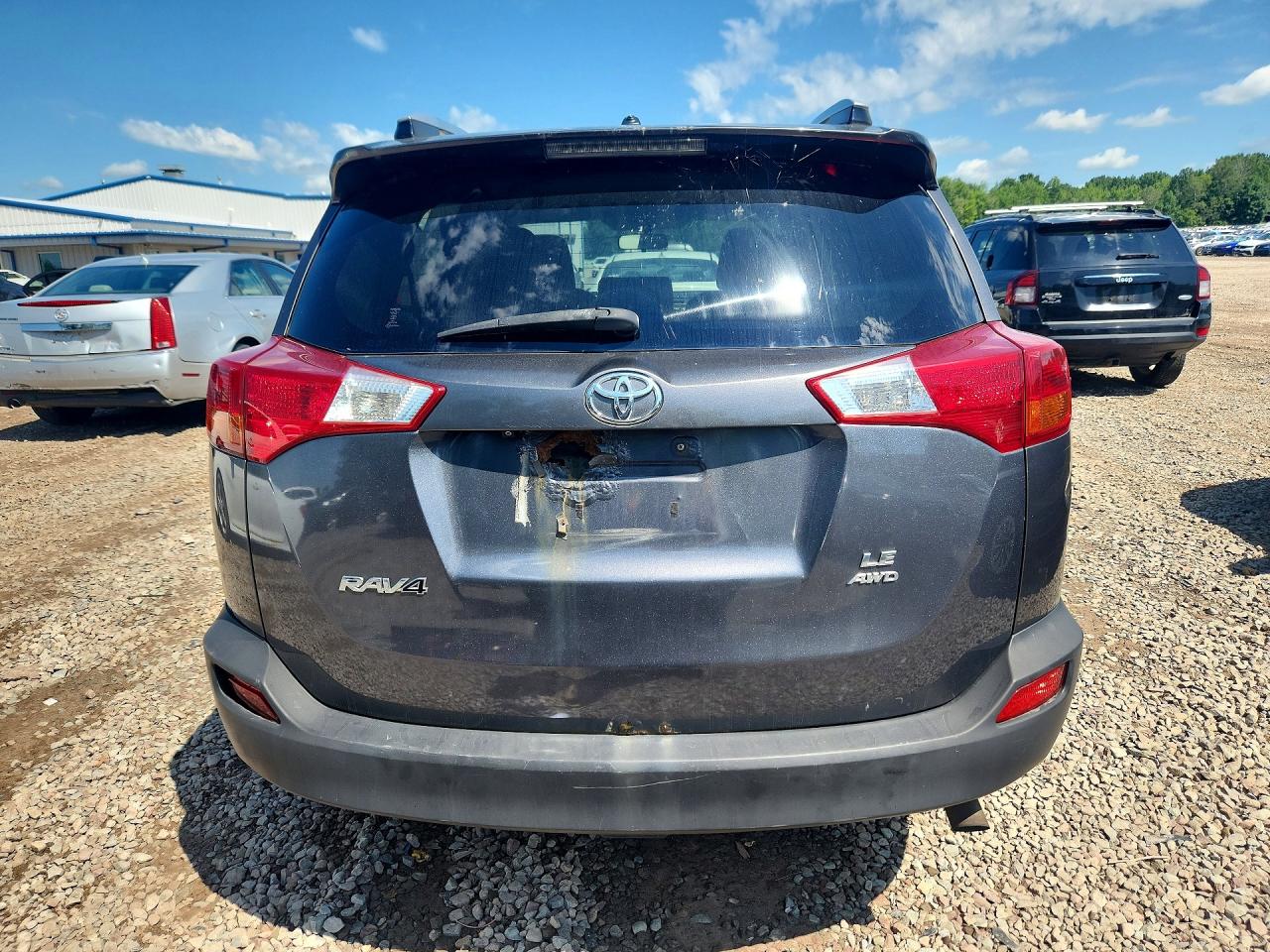 2013 Toyota Rav4 Le Gray vin: JTMBFREV4D5015660