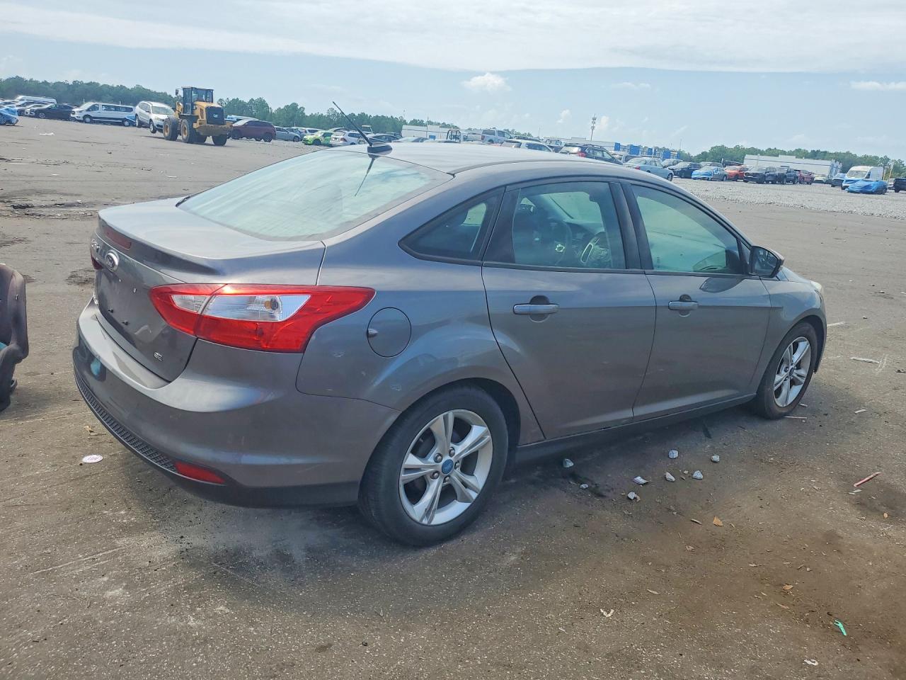 2014 Ford Focus Se Gray vin: 1FADP3F20EL228342