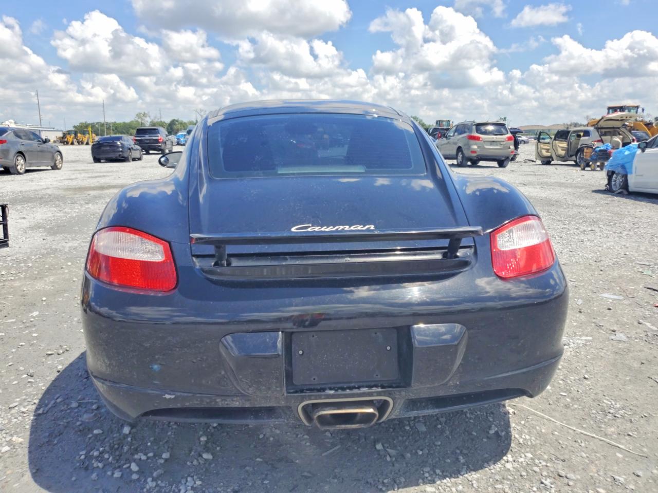 2008 Porsche Cayman Black vin: WP0AA29828U762336