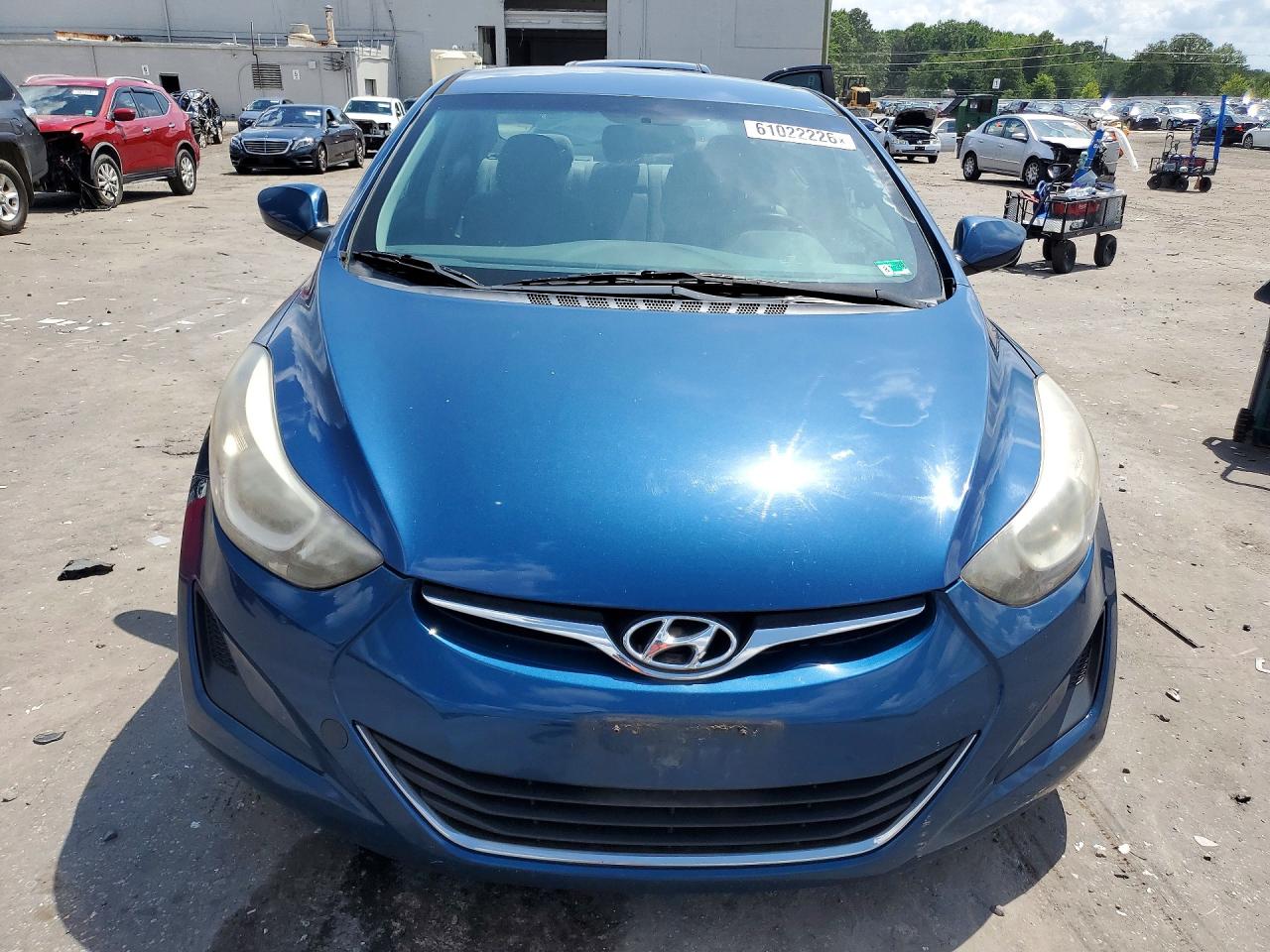 2015 Hyundai Elantra Se Синий vin: KMHDH4AEXFU353645