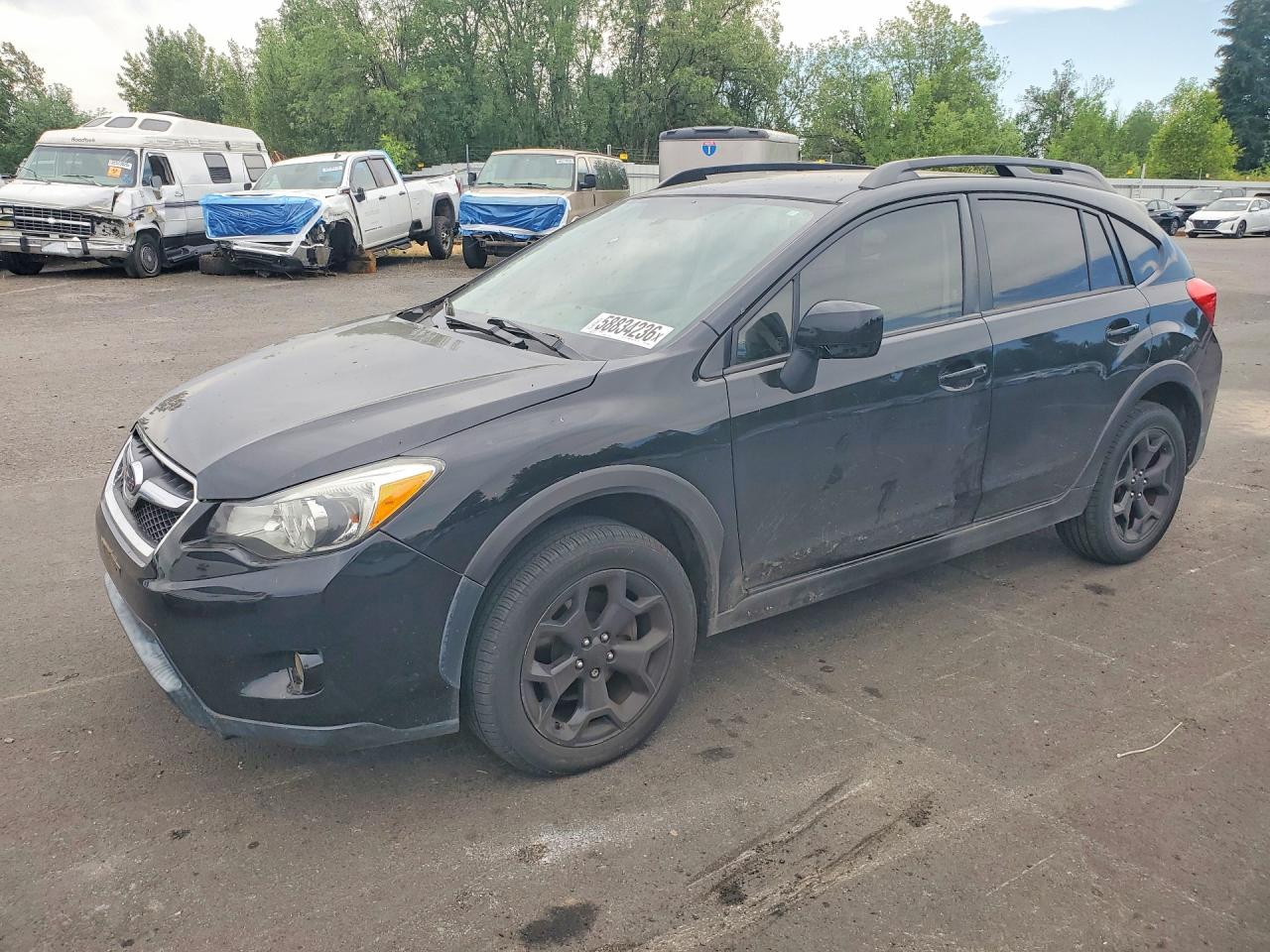 2014 Subaru Xv Crosstrek 2.0 Premium Черный vin: JF2GPAWC0E8250382