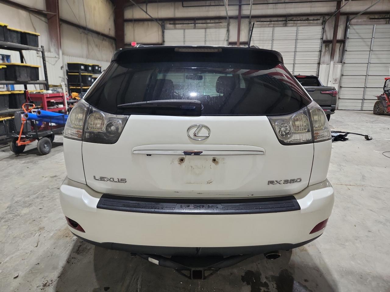 2007 Lexus Rx 350 White vin: 2T2HK31U47C040173 Damage: Lift Gate, Heavy Scratch, > 12 Inches