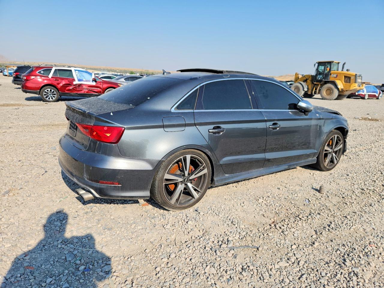 2015 Audi S3 Premium Plus Gray vin: WAUBFGFF4F1034082