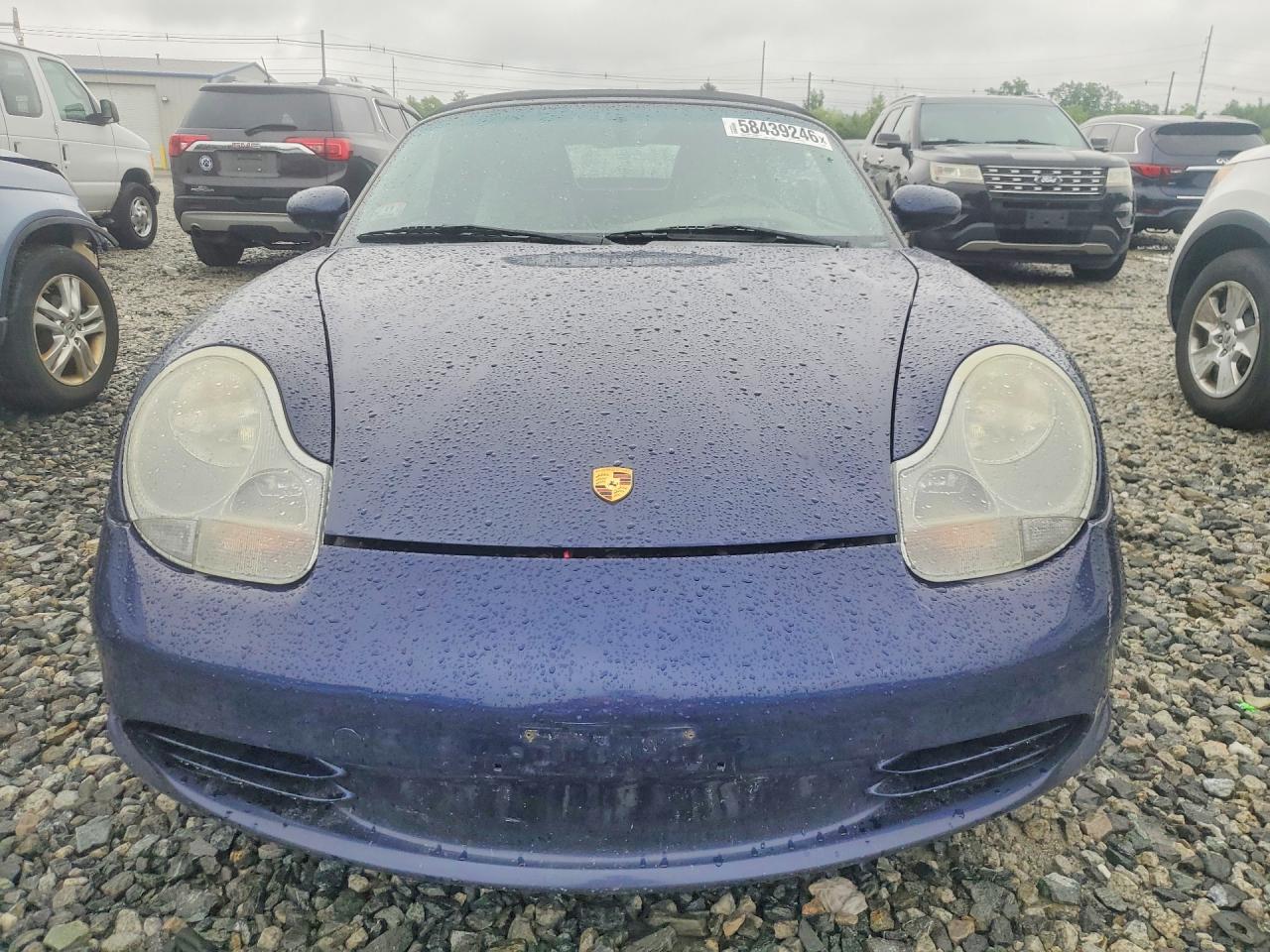2004 Porsche Boxster Blue vin: WP0CA29854S620657