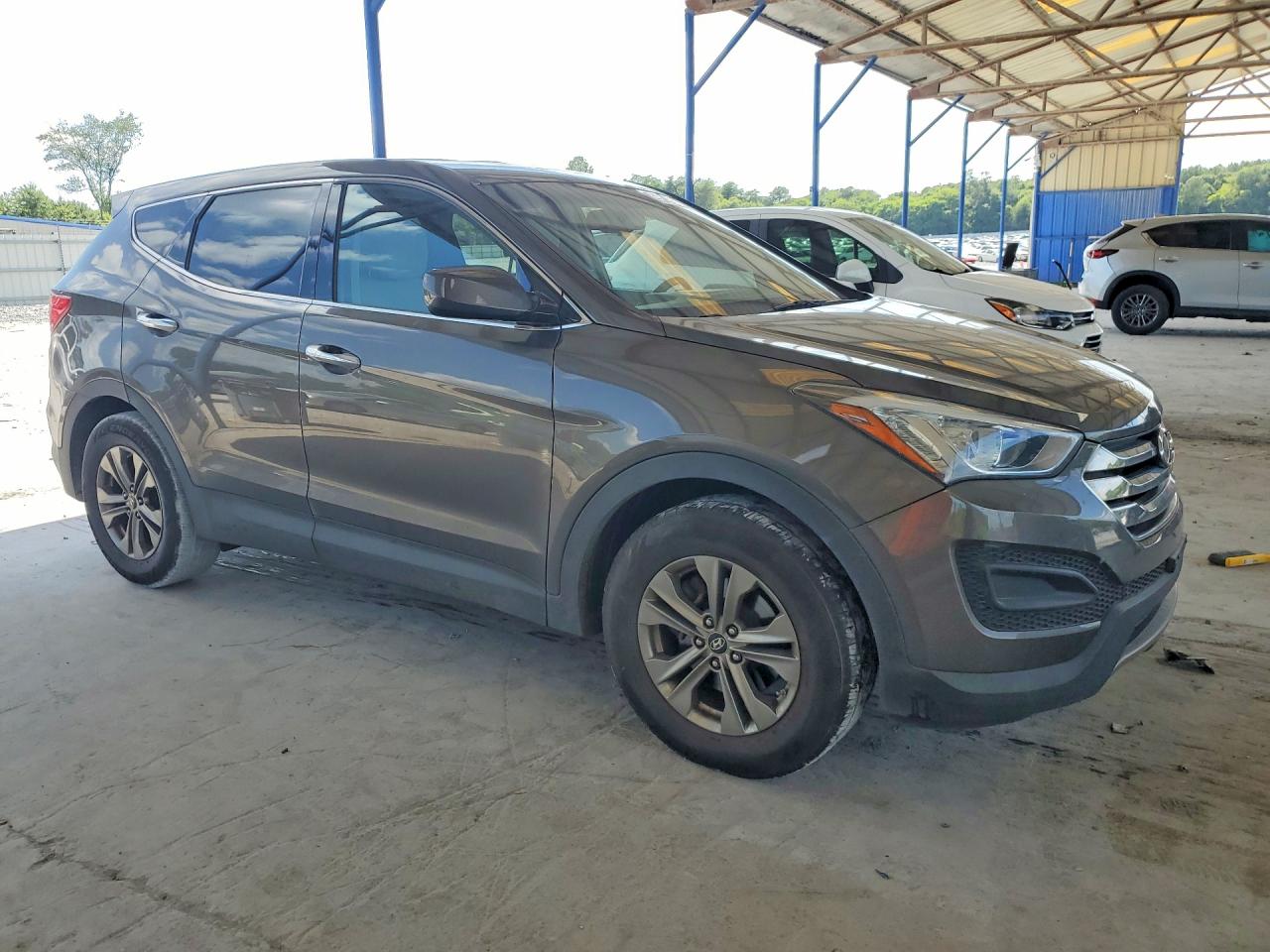 2014 Hyundai Santa Fe Sport 2.4l Gray vin: 5XYZT3LB3EG162574