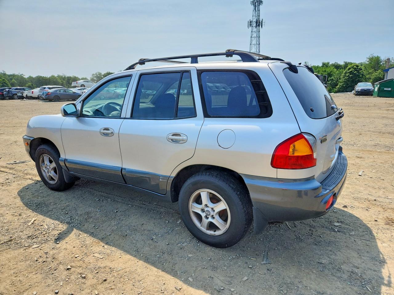 2001 Hyundai Santa Fe Gl Silver vin: KM8SC83D81U110247