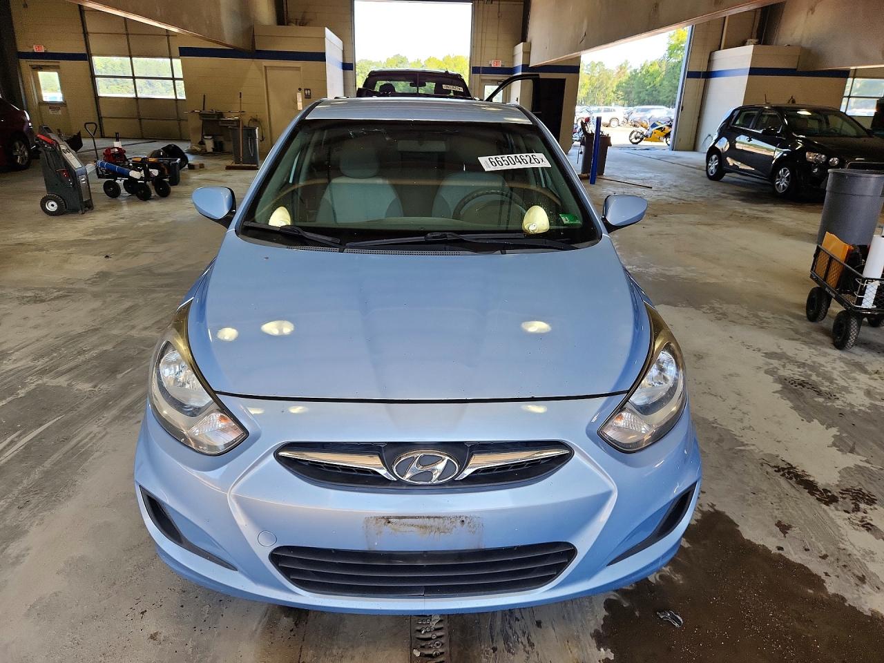2014 Hyundai Accent Gs Blue vin: KMHCT5AE1EU172092