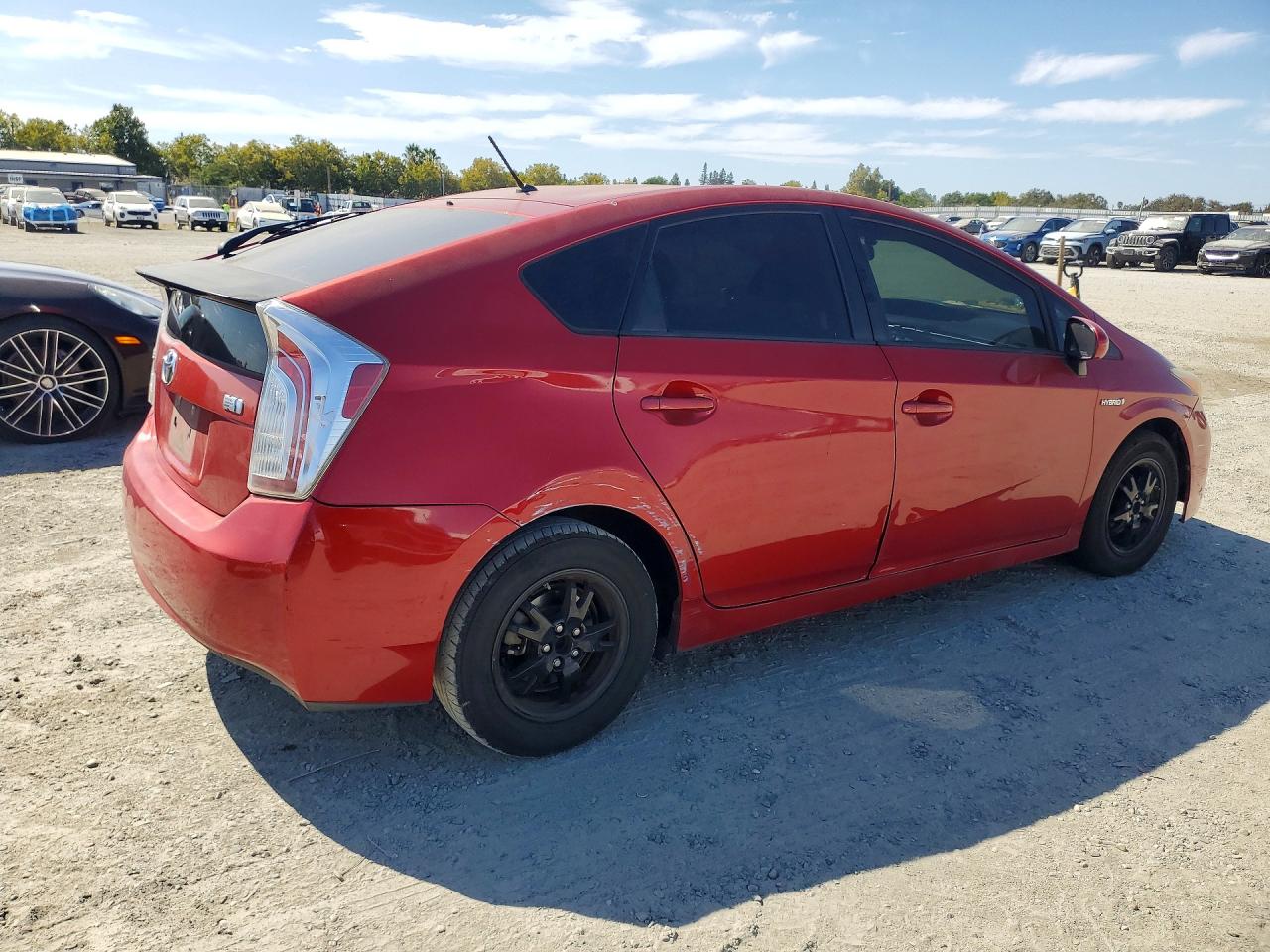 2013 Toyota Prius Two Red vin: JTDKN3DUXD0349634