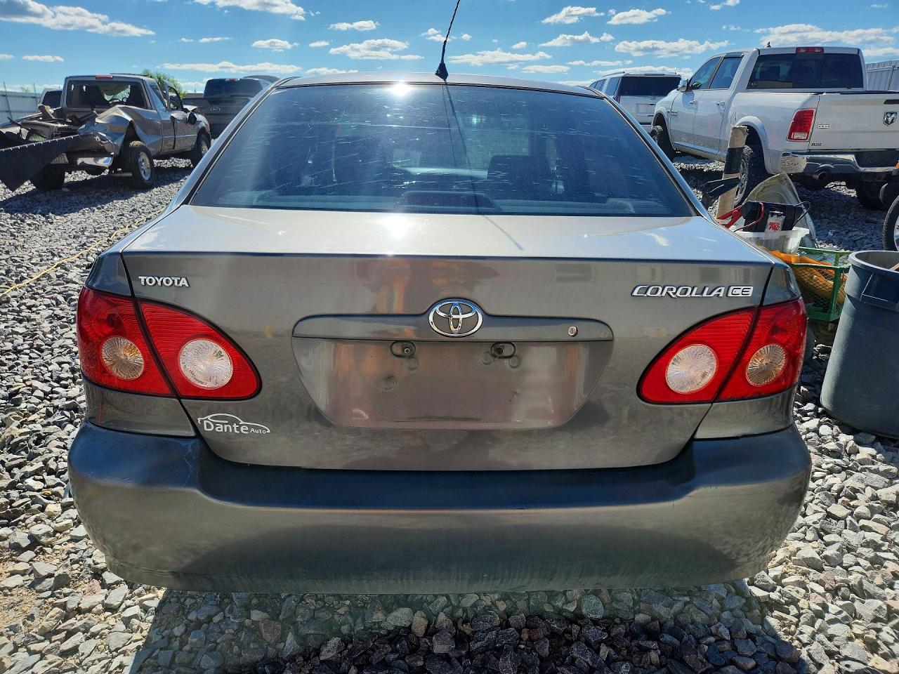 2006 Toyota Corolla Ce Gray vin: 1NXBR32E86Z702024