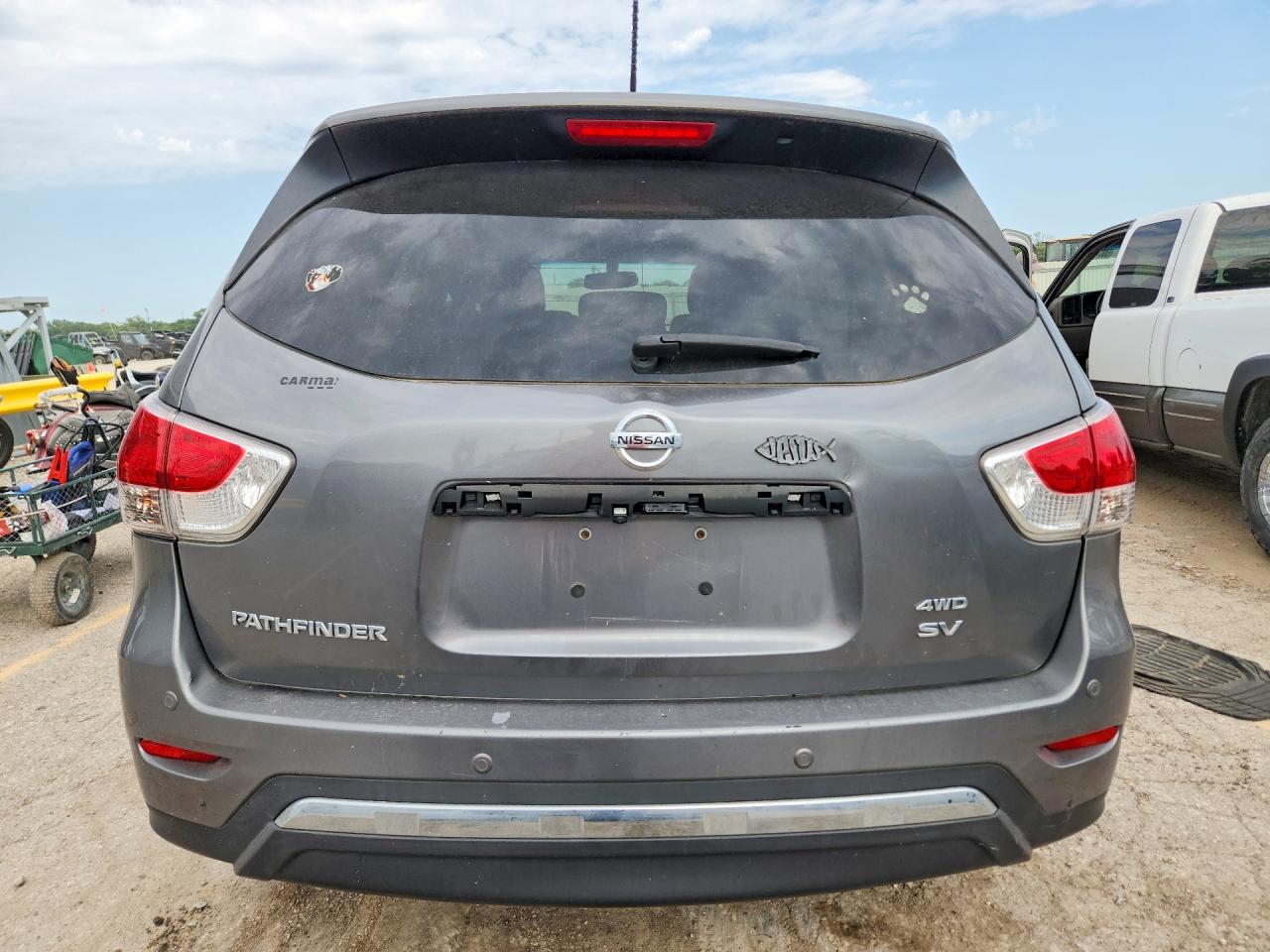 2015 Nissan Pathfinder Sv Gray vin: 5N1AR2MM0FC672422