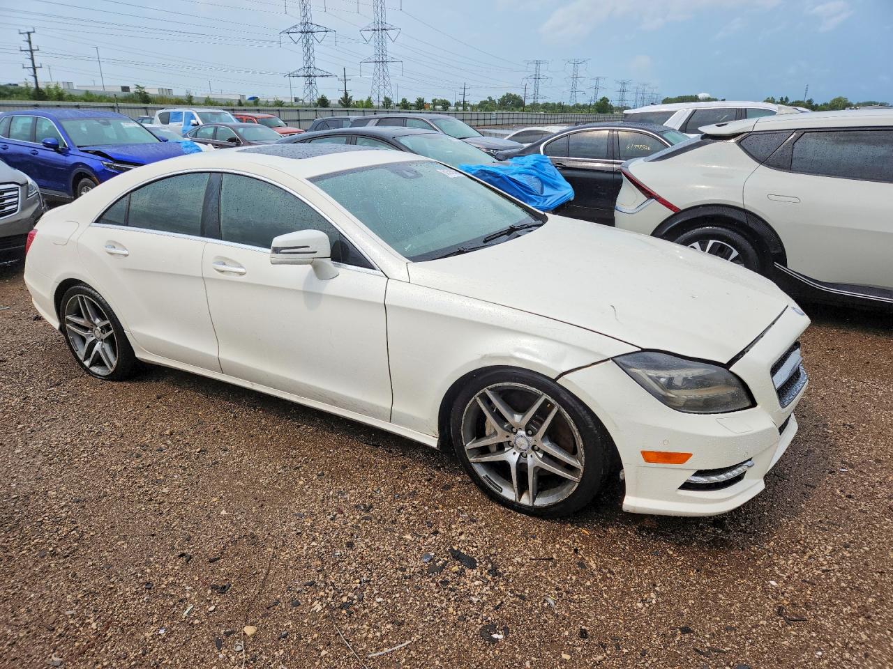 2014 Mercedes-benz Cls 550 4matic Белый vin: WDDLJ9BB1EA090067