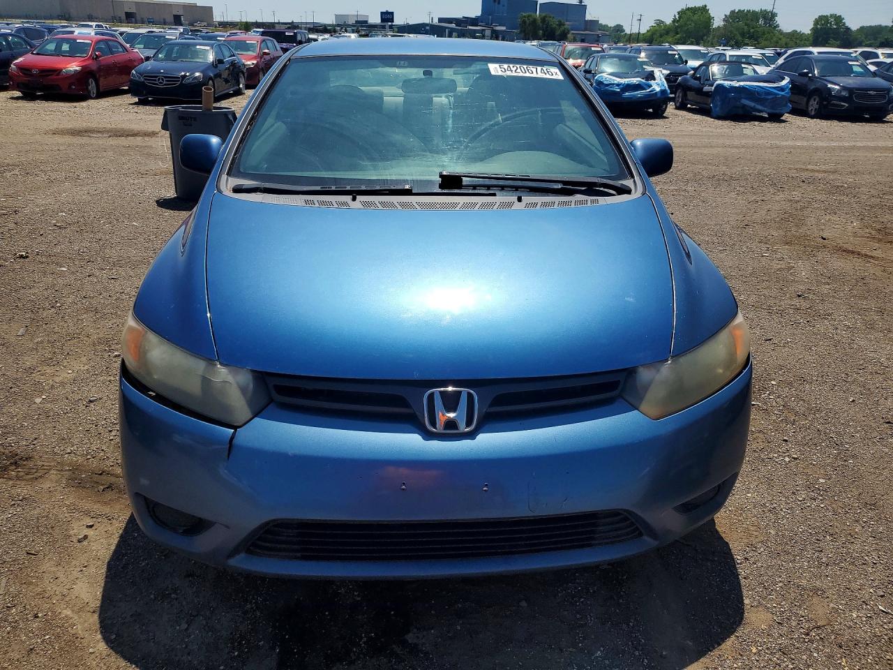 2008 Honda Civic Lx Blue vin: 2HGFG12688H551945