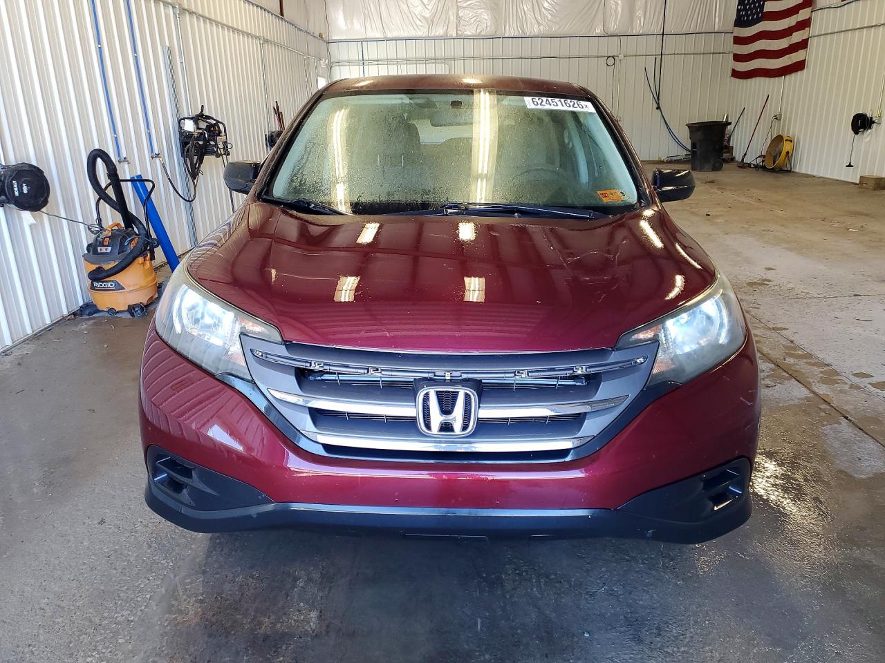 2012 Honda Cr-v Lx Maroon vin: 5J6RM4H31CL060660