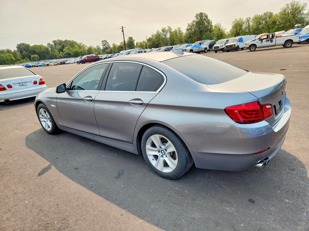 2013 Bmw 528 I Silver vin: WBAXG5C5XDD228842