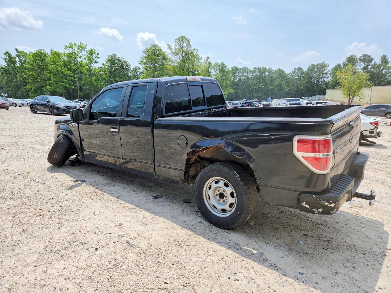 2010 Ford F150 Super Cab Black vin: 1FTFX1EV0AFA24751