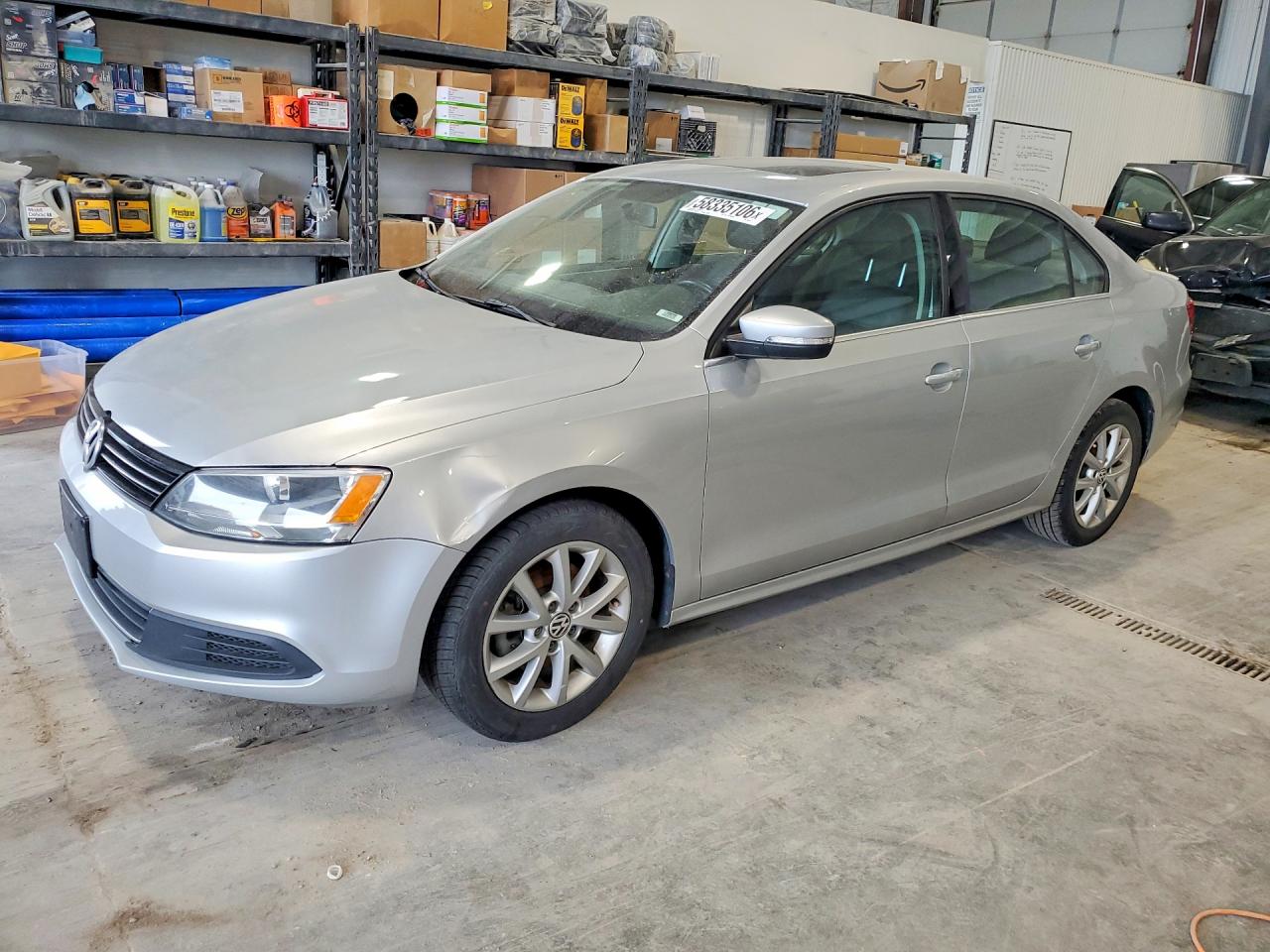 2014 Volkswagen Jetta Se Silver vin: 3VWD07AJXEM388244