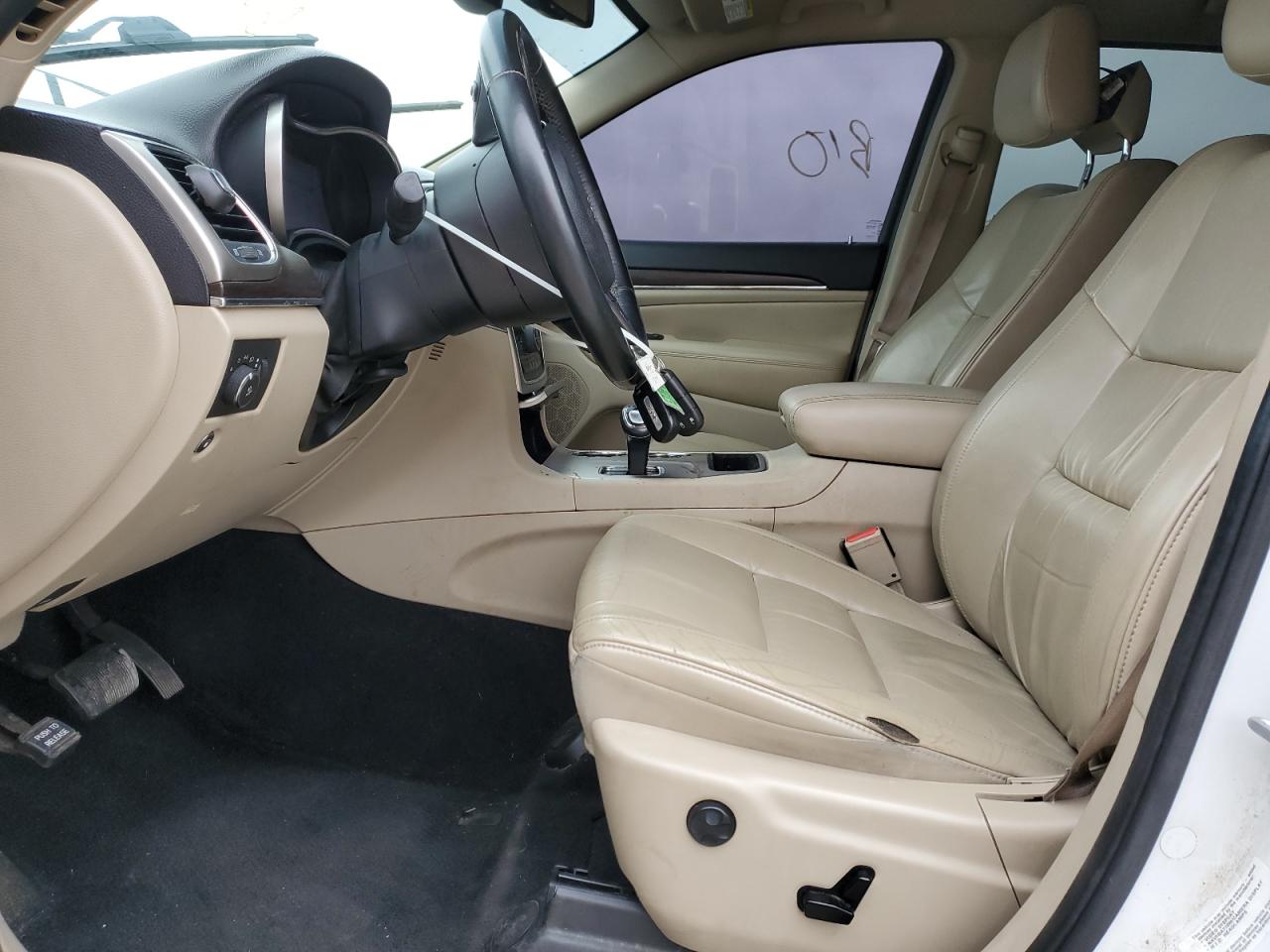 2014 Jeep Grand Cherokee Limited White vin: 1C4RJEBG1EC303385
