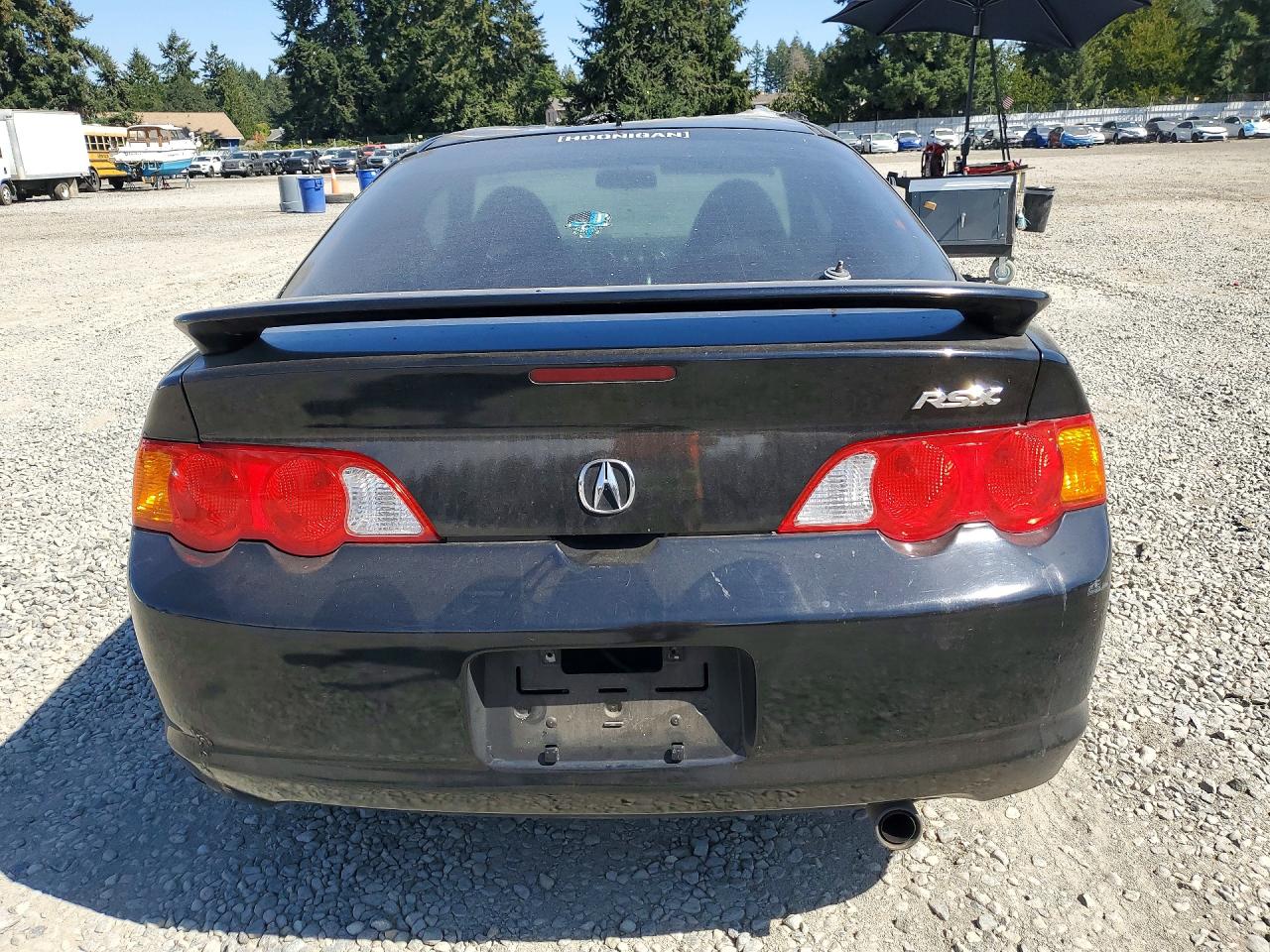 2002 Acura Rsx Black vin: JH4DC54892C007311