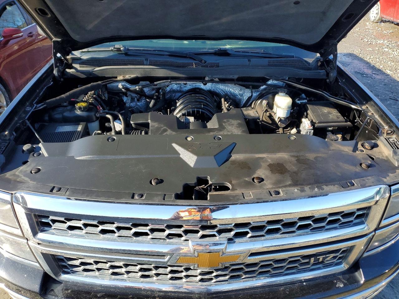 2014 Chevrolet Silverado K1500 Ltz Black vin: 1GCVKSECXEZ200580
