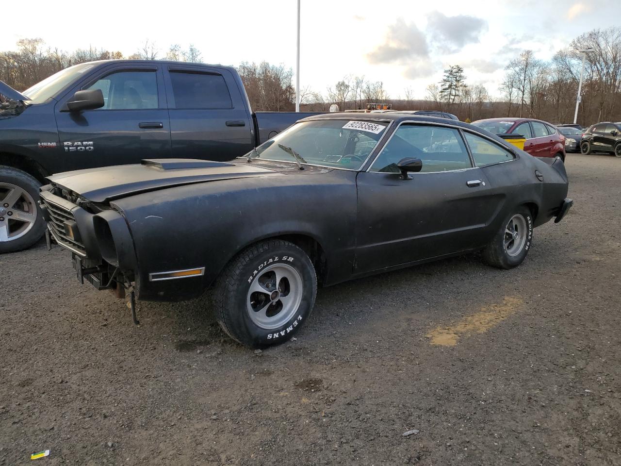 1977 Ford Mustang Black vin: 7F03F189260