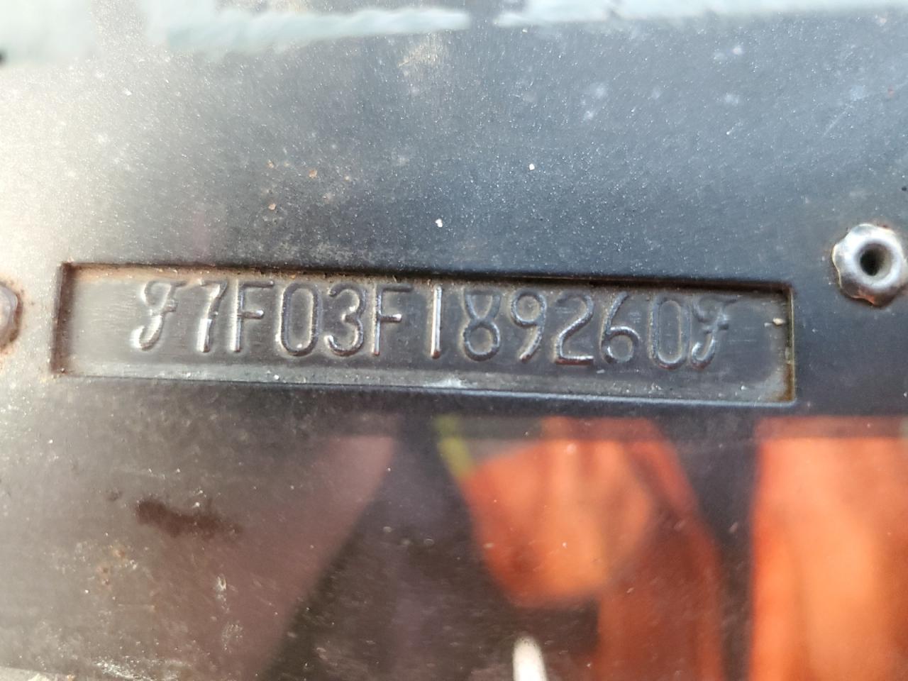 1977 Ford Mustang Black vin: 7F03F189260