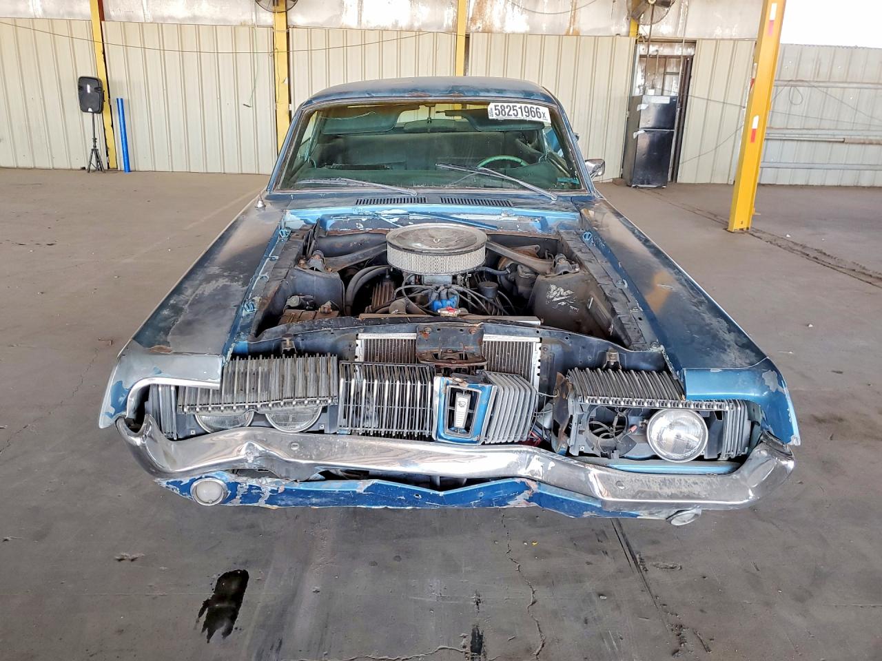 1967 Mercury Cougar Синий vin: 7F91A548013