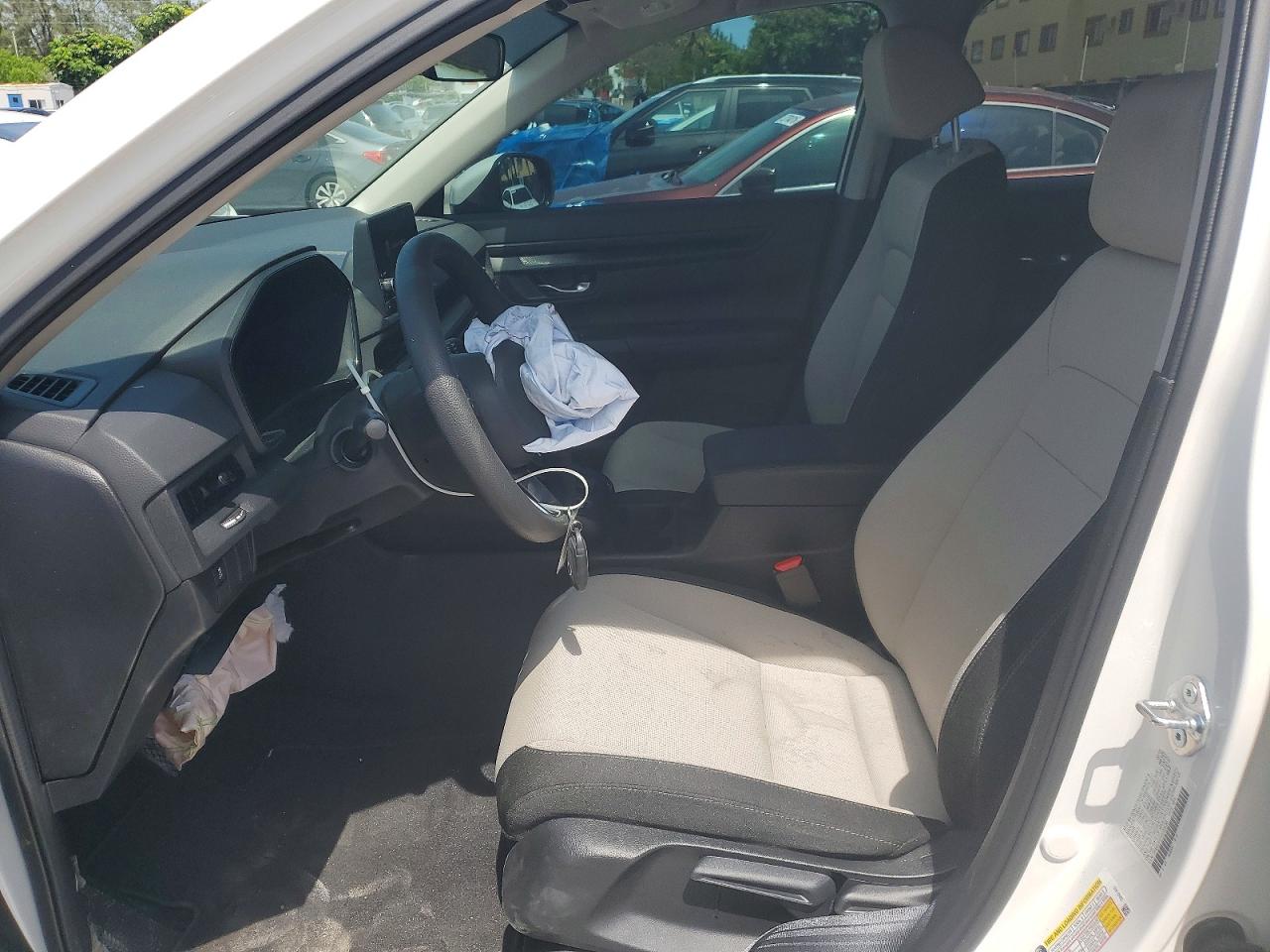 2025 Honda Cr-v Lx White vin: 7FARS3H29SE004288
