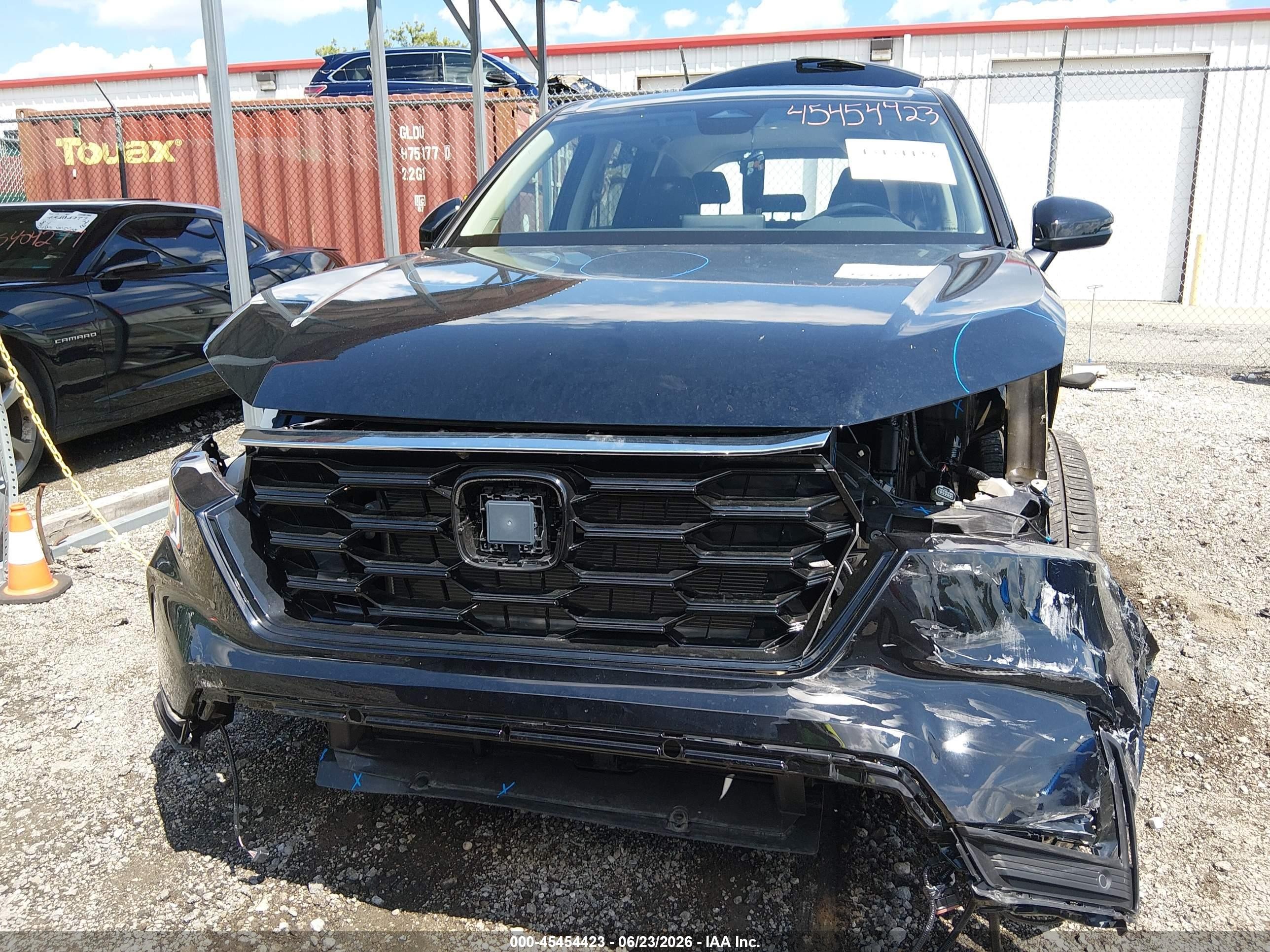 2026 Honda Cr-v Ex-l 2wd Black vin: 7FARS3H70TE000014