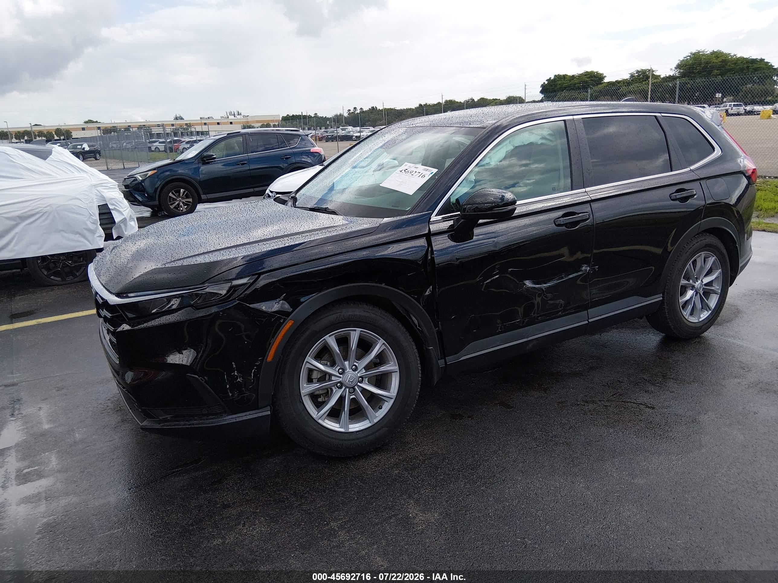 2025 Honda Cr-v Ex-l 2wd Black vin: 7FARS3H74SE000970