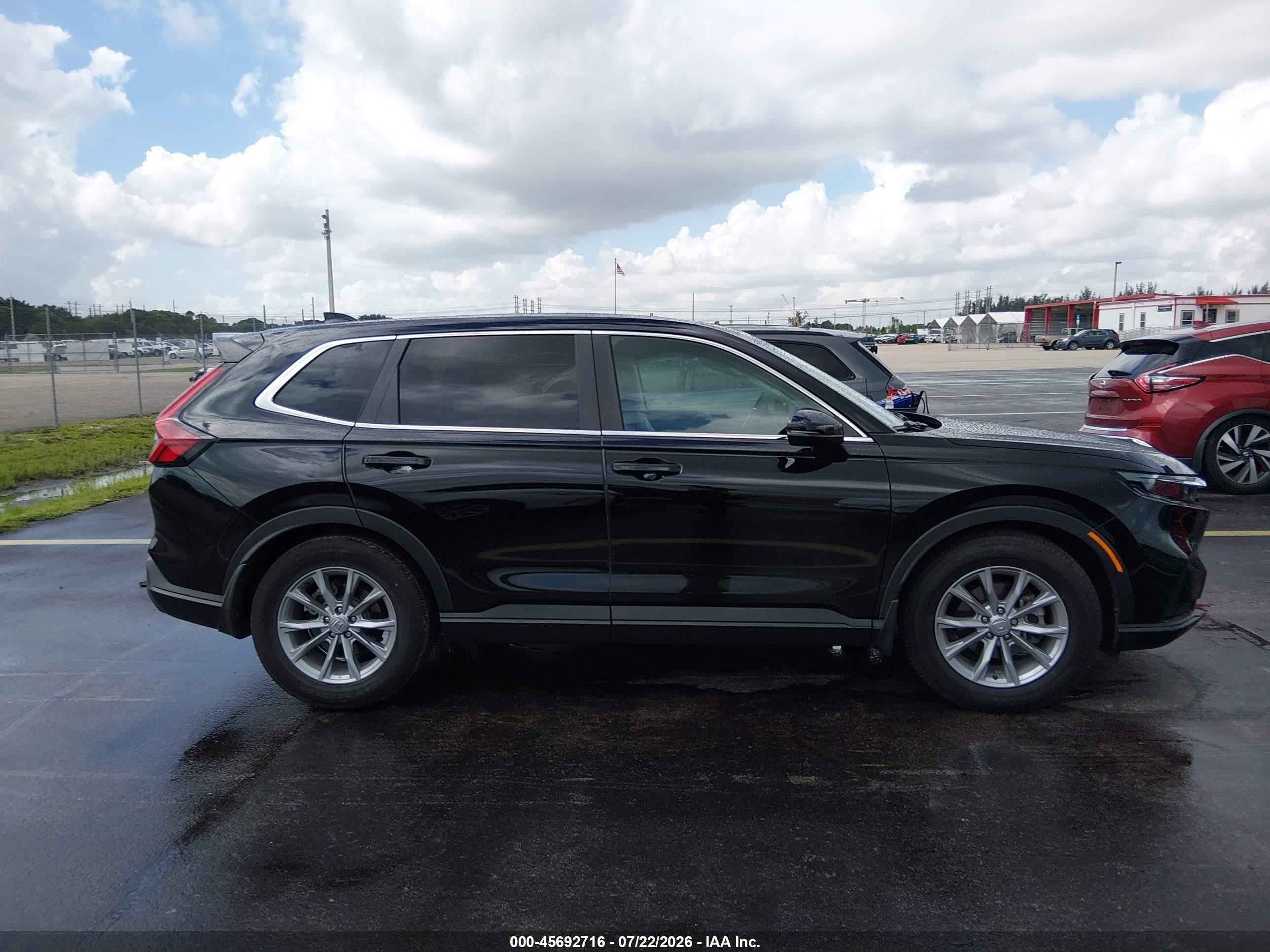 2025 Honda Cr-v Ex-l 2wd Black vin: 7FARS3H74SE000970