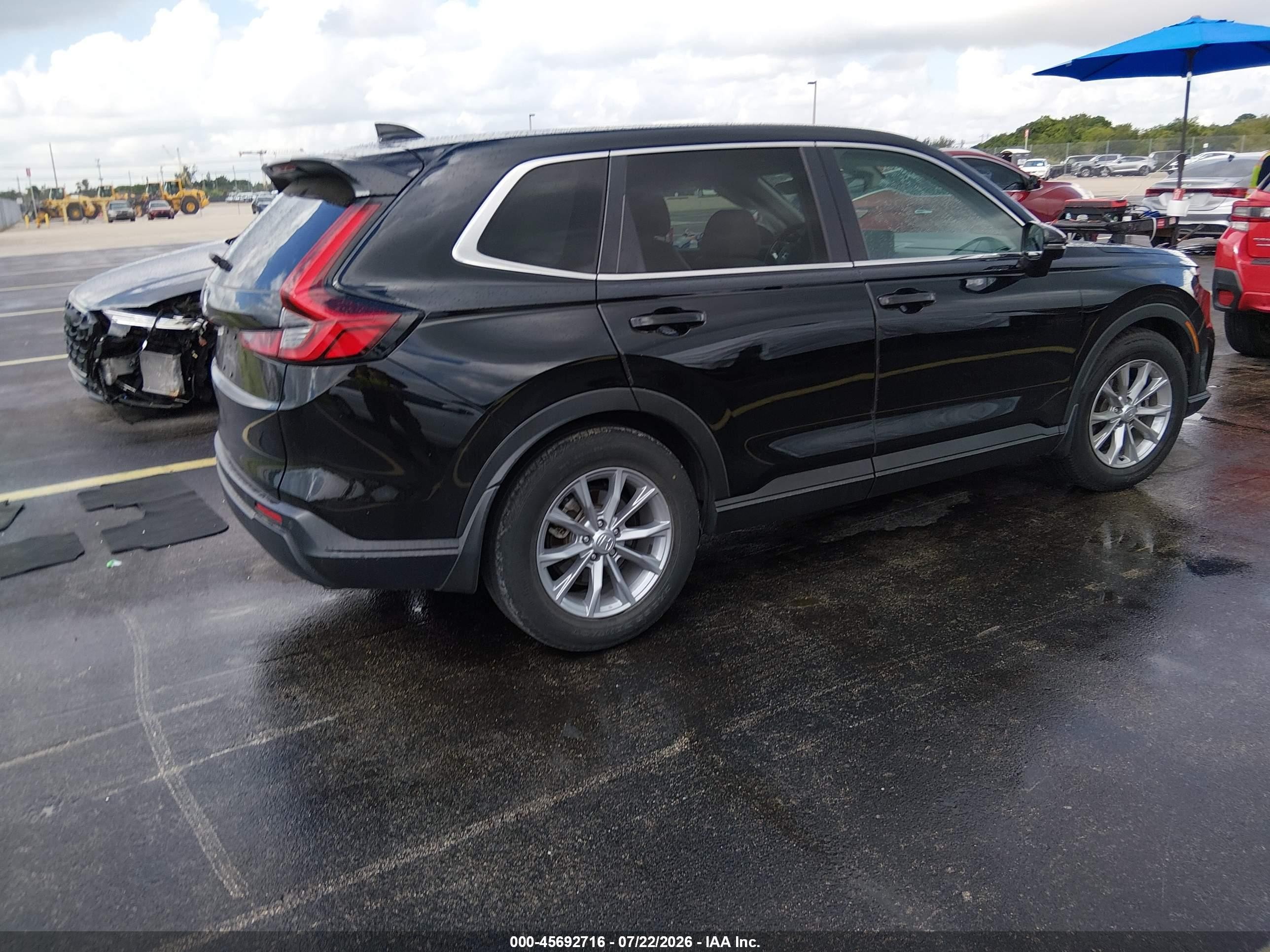 2025 Honda Cr-v Ex-l 2wd Black vin: 7FARS3H74SE000970
